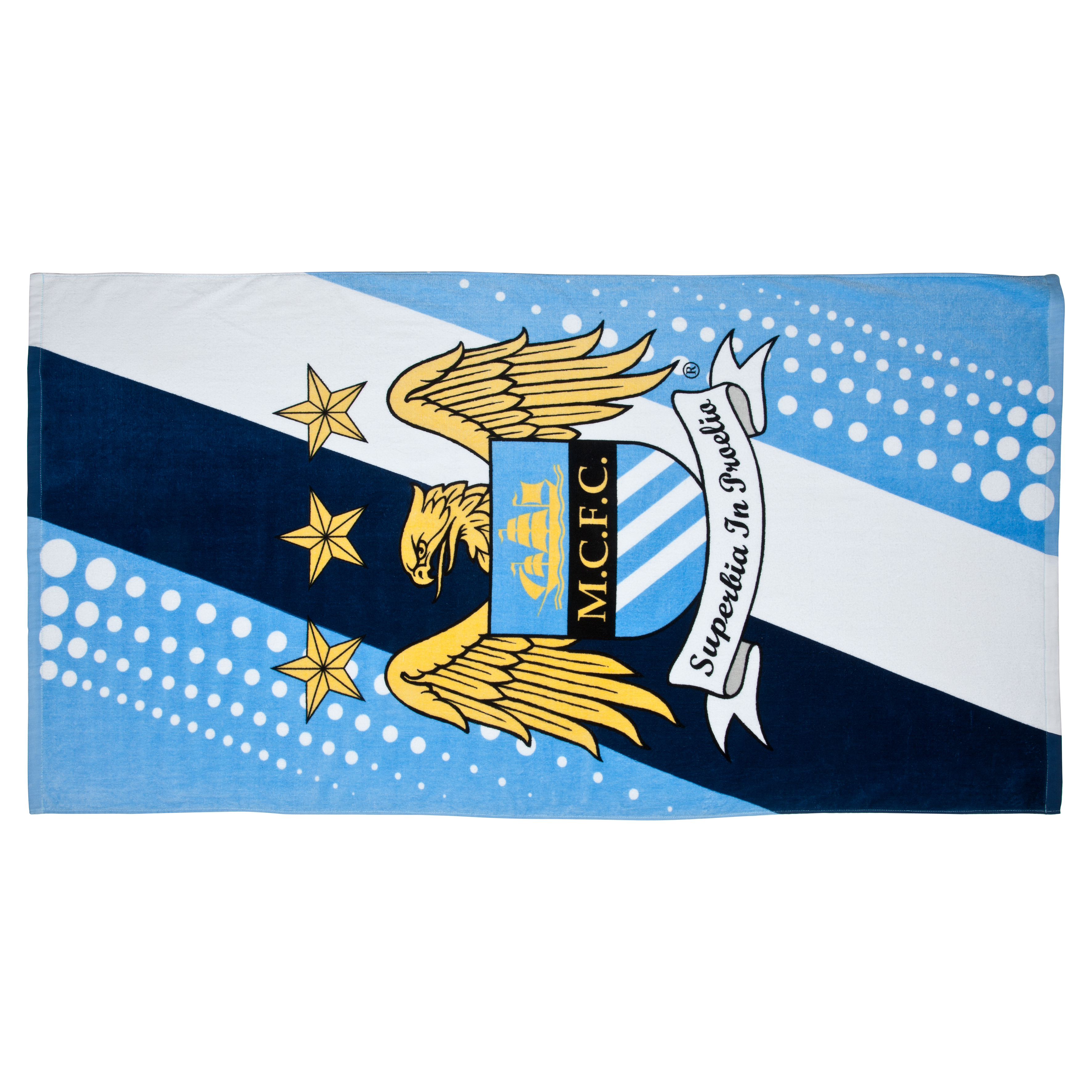 Manchester City Stripe Beach Towel