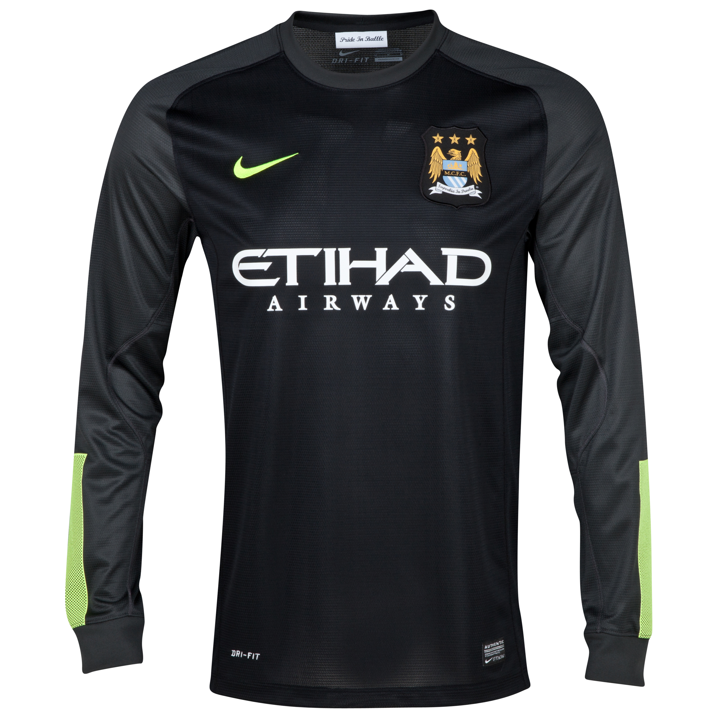 Manchester City Option 2 Goalkeeper Shirt 2013/14 Black