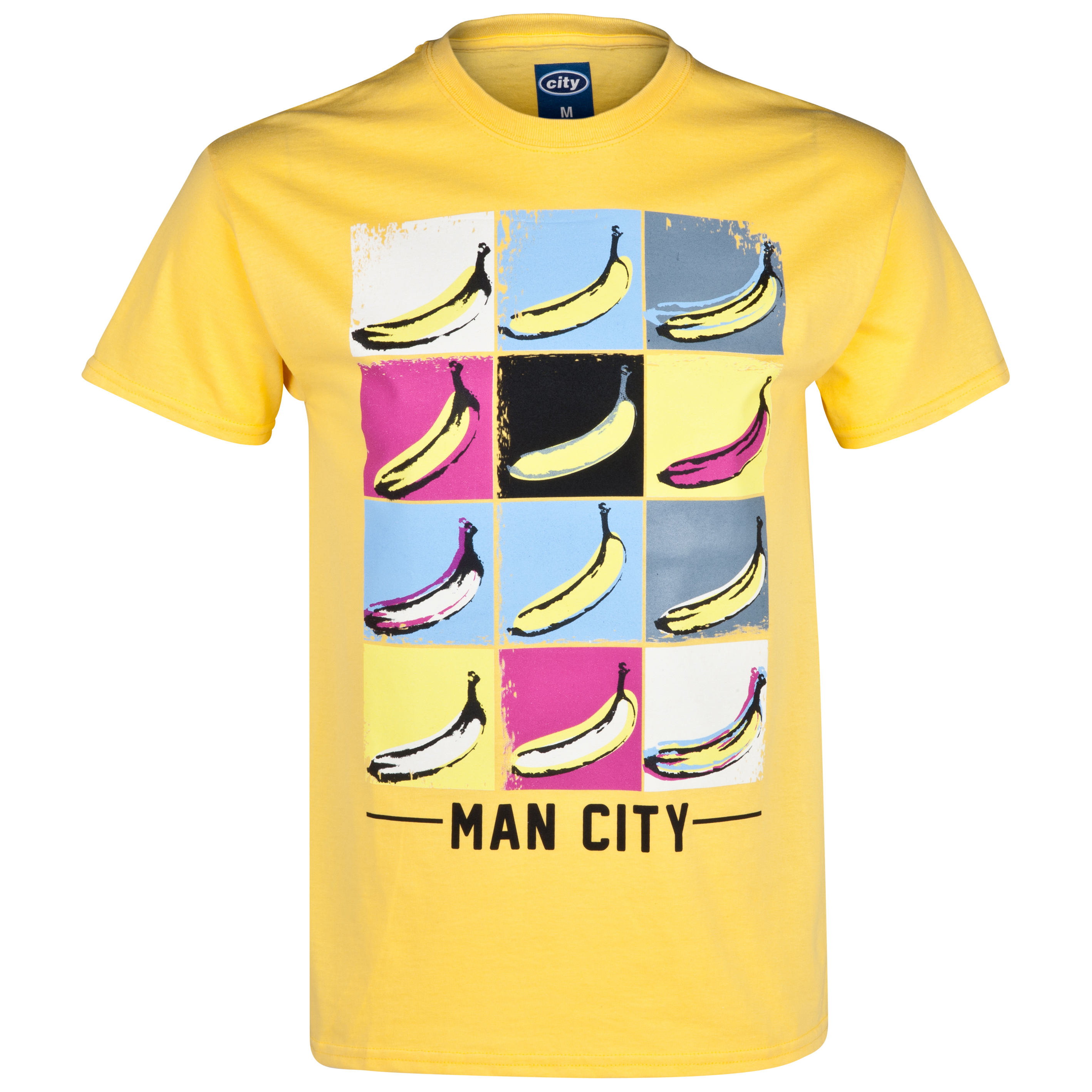 Manchester City 2for20 Bananas T-Shirt - Mens Yellow