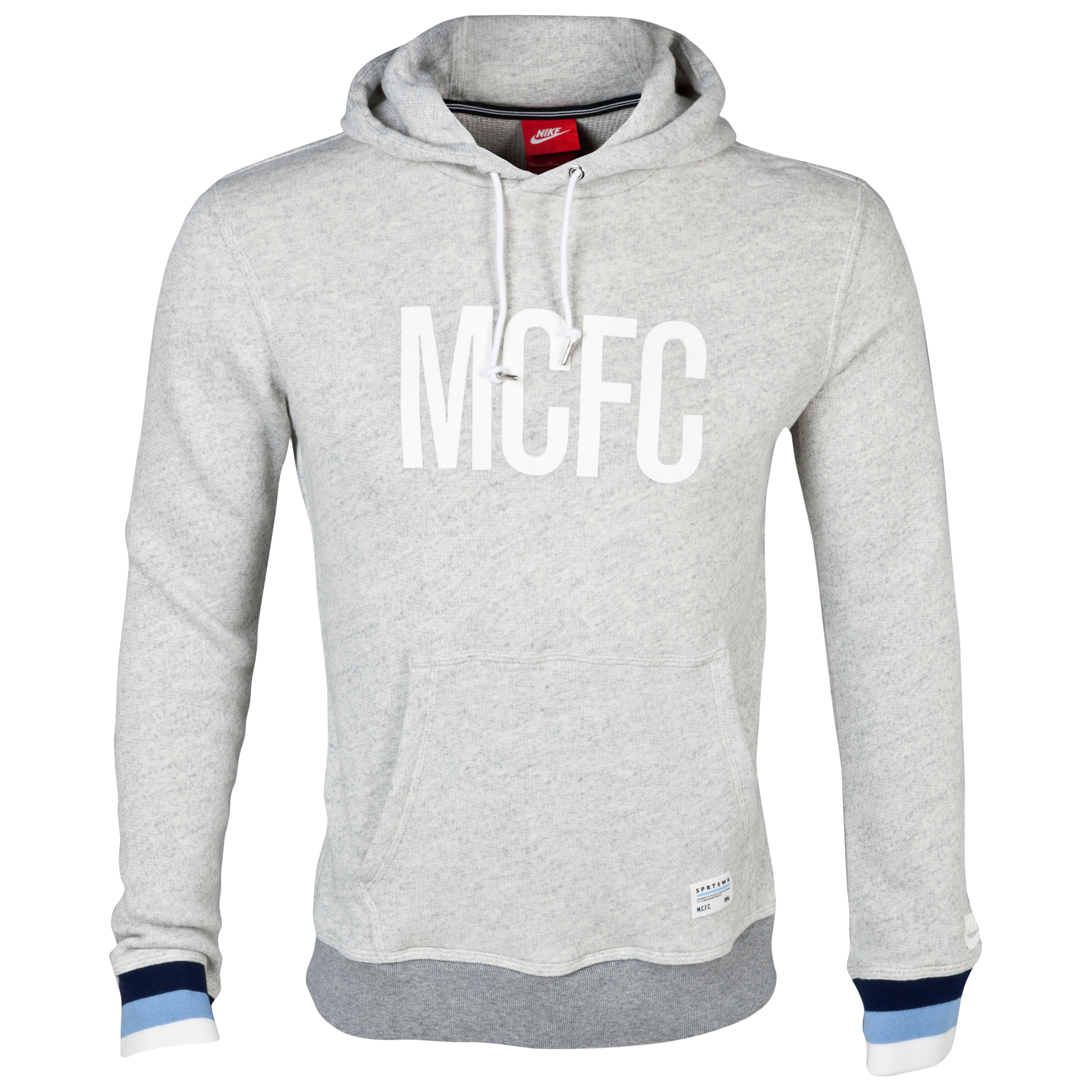 Manchester City Covert Hoody - Mens Grey