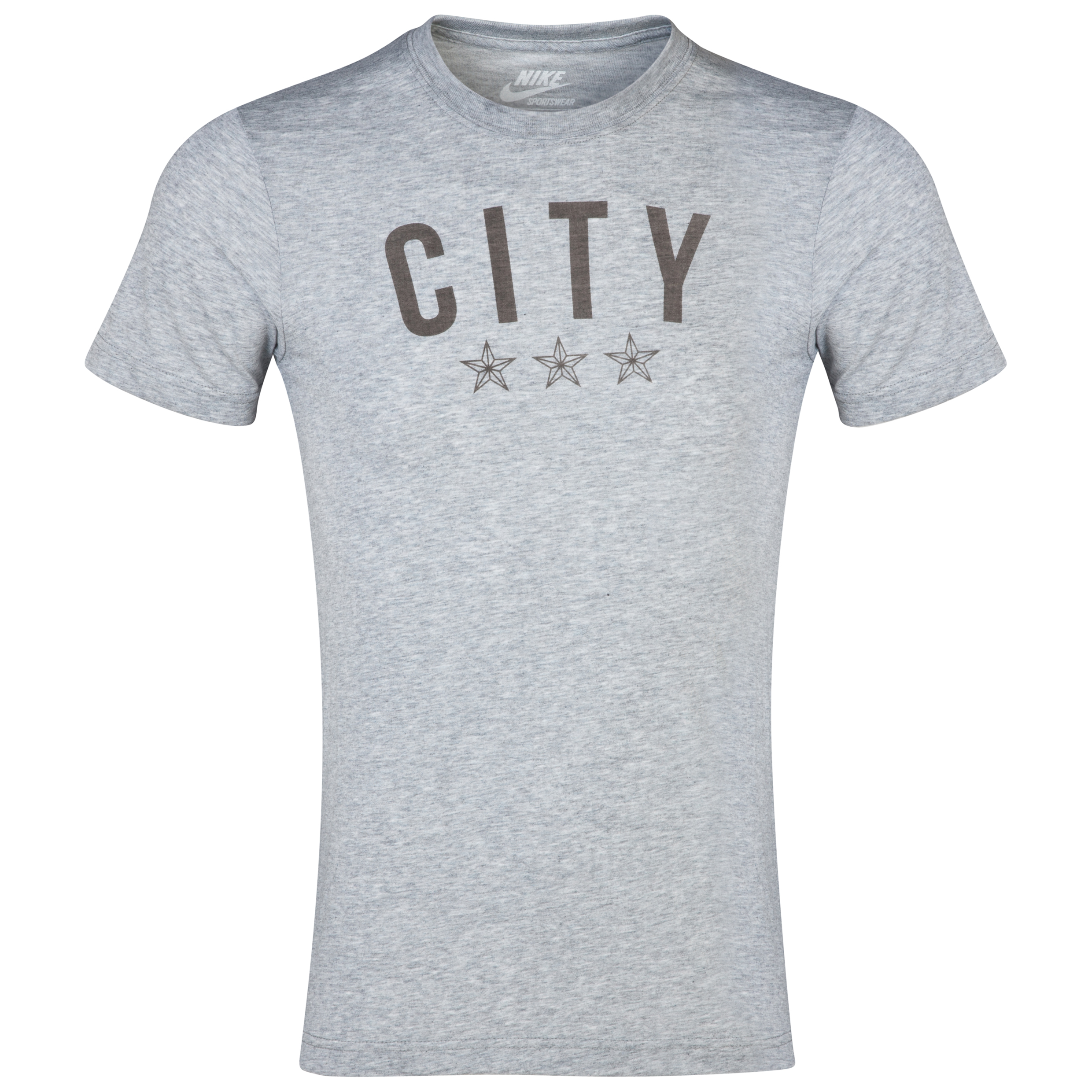 Manchester City Covert Graphic T-Shirt - Mens Grey