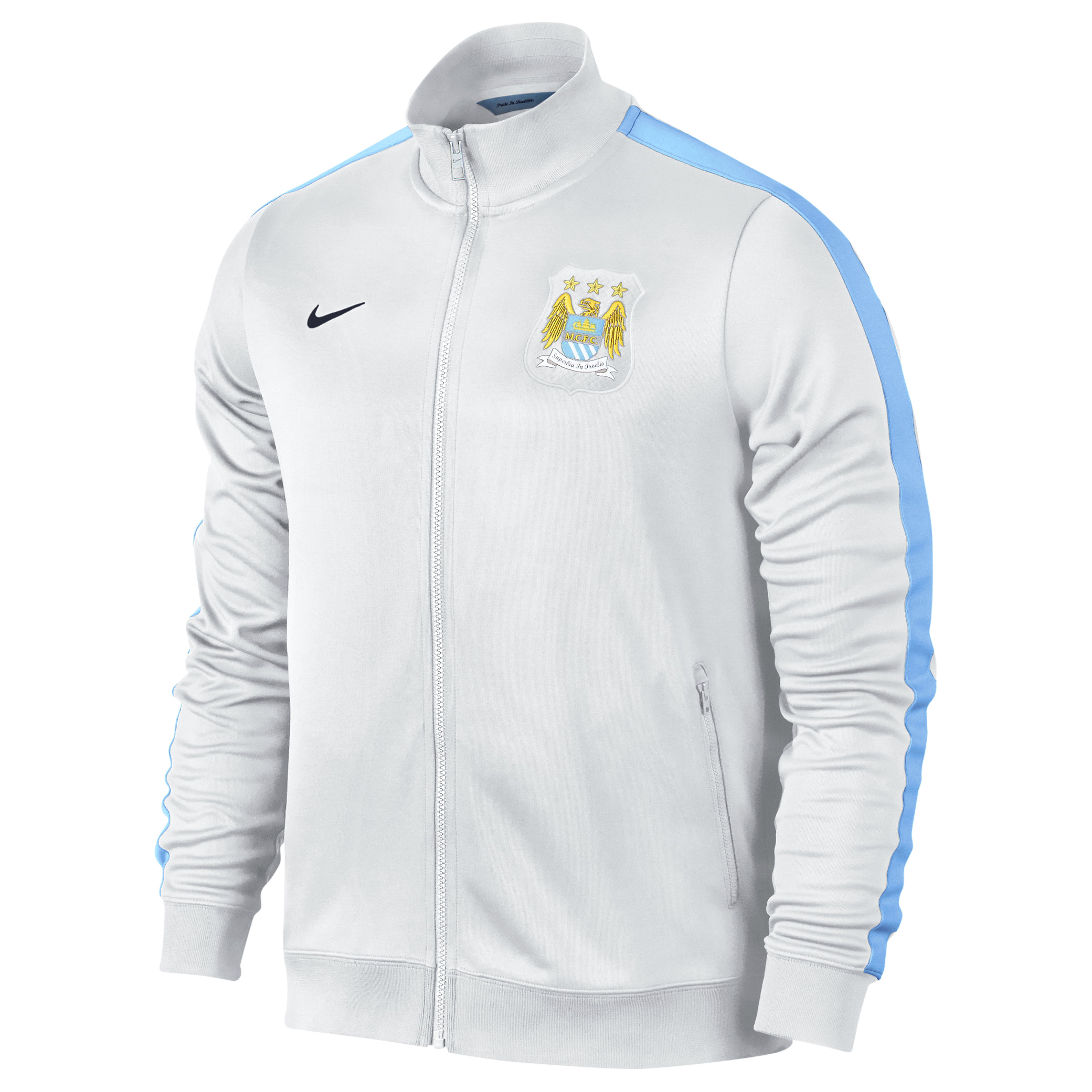 Manchester City Authentic N98 Jacket - Mens White
