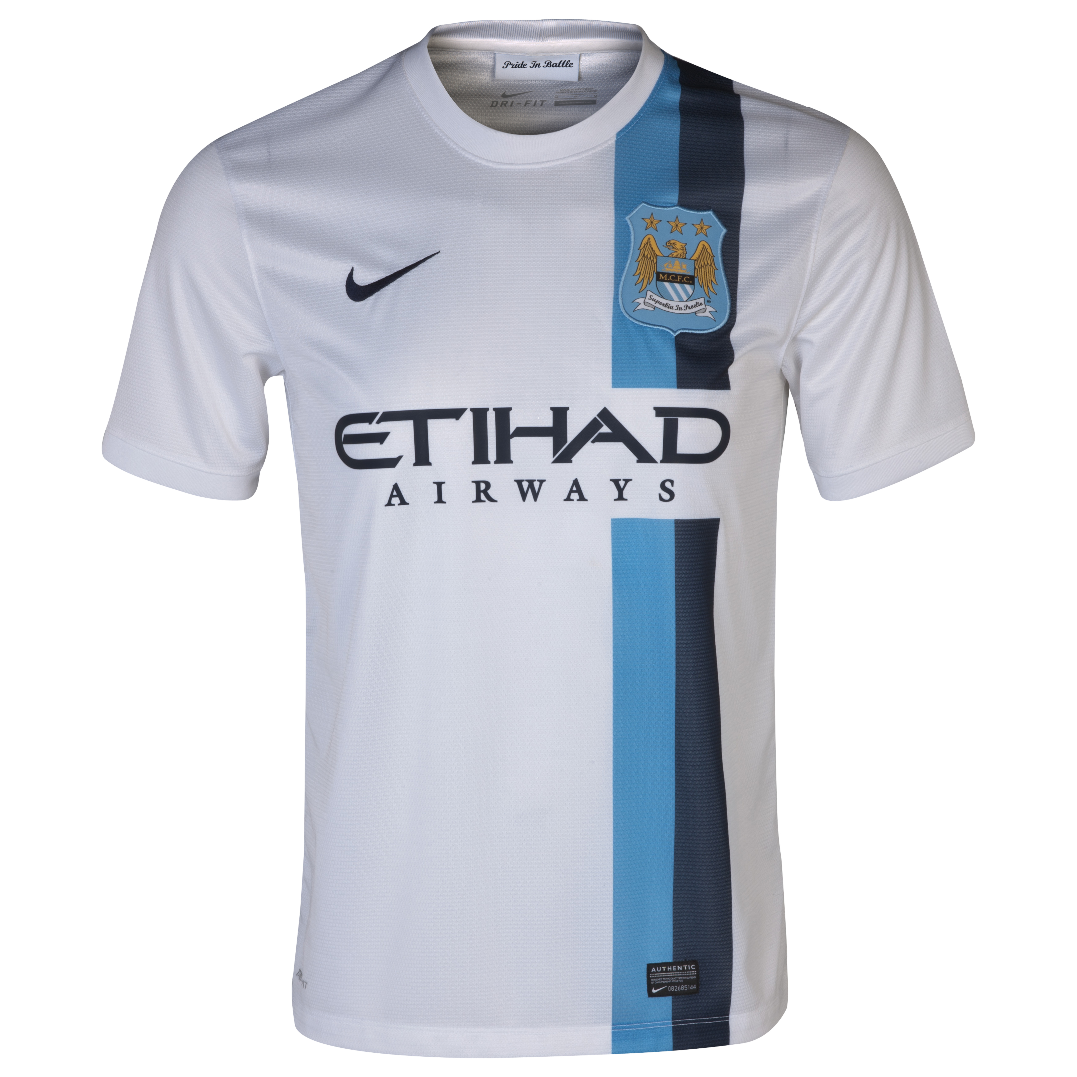 Manchester City Cup Away Shirt 2013/14 Blanco