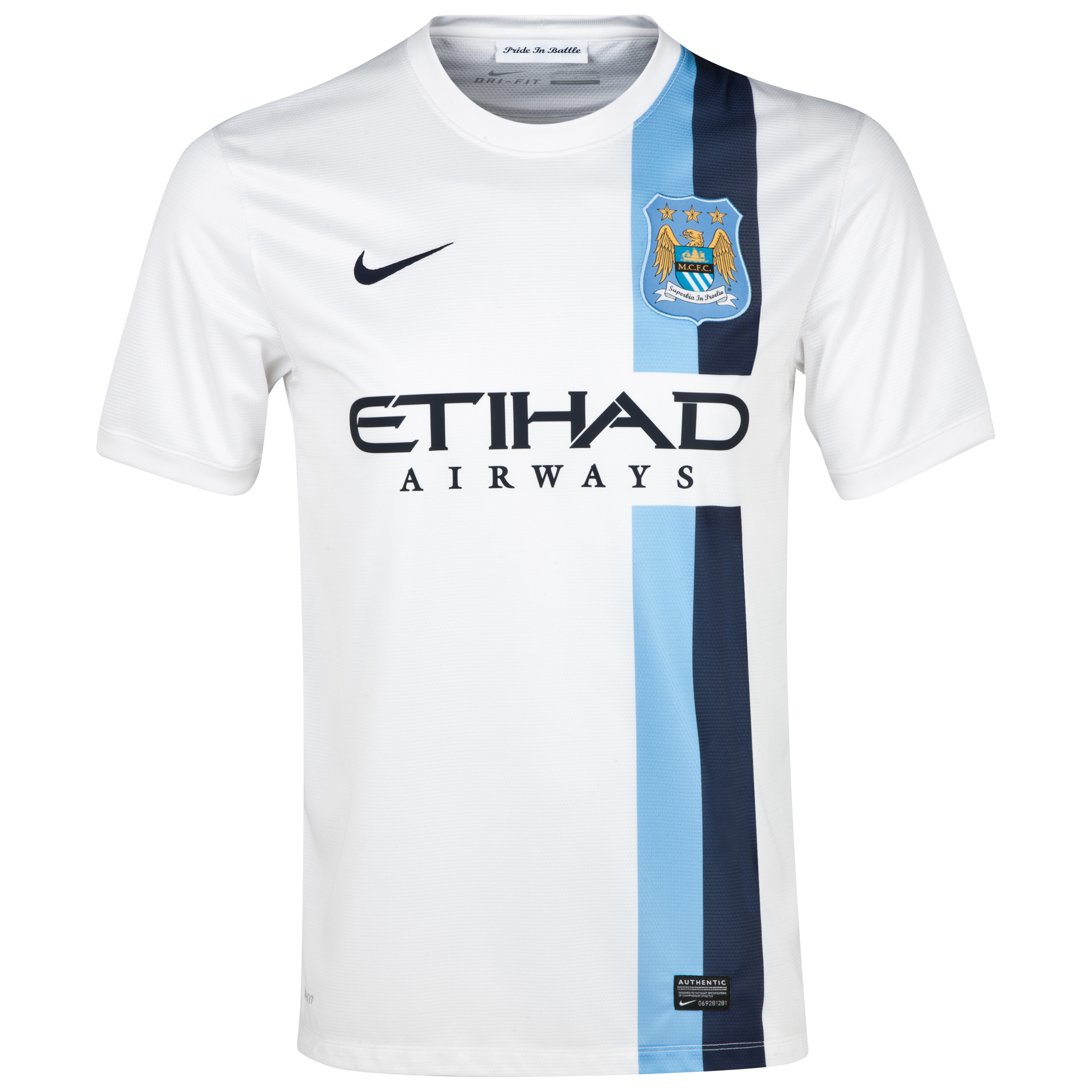 Manchester City Cup away Shirt 2013/14 - Junior White
