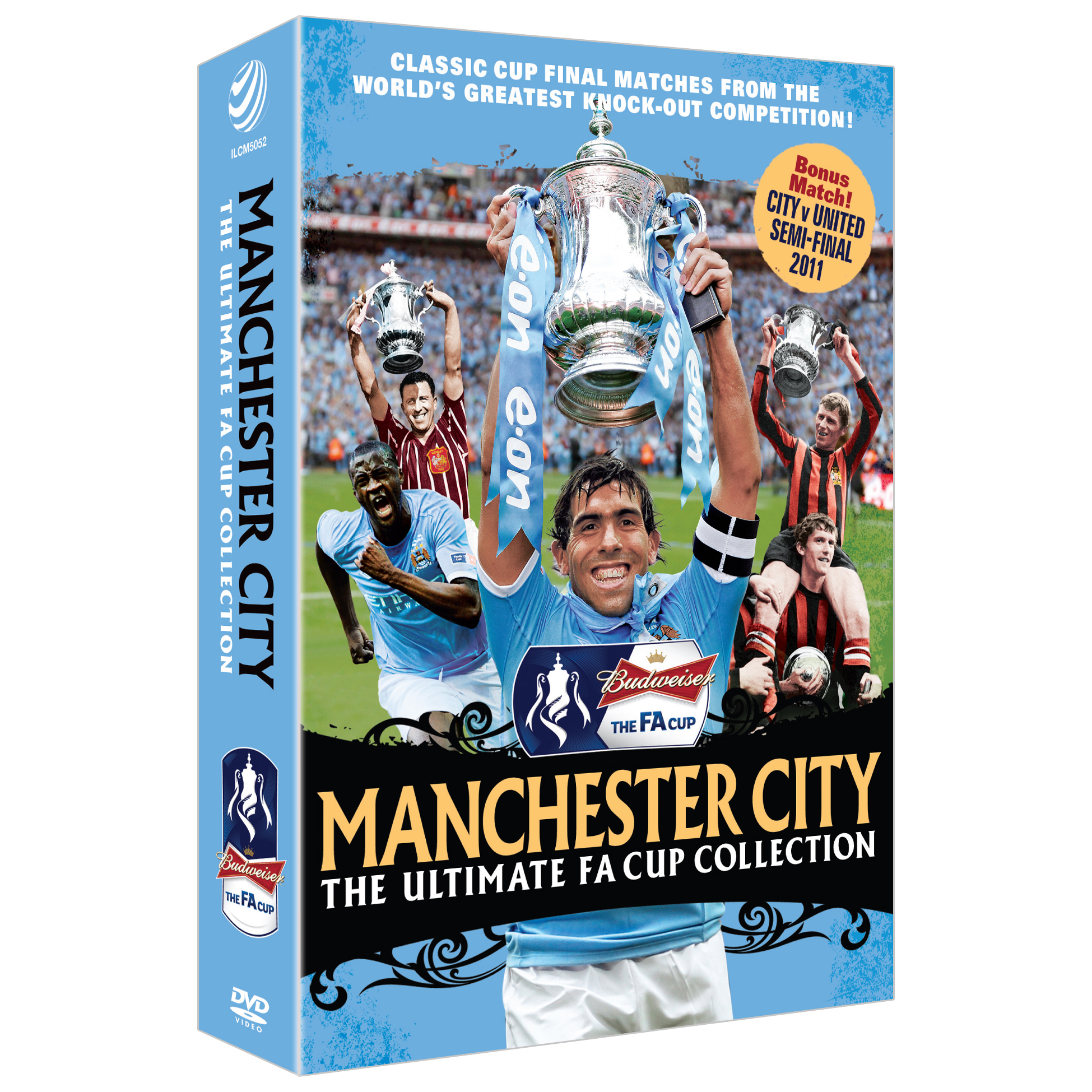 Manchester City The Ultimate FA Cup Collection- 3 Disc Box Set DVD