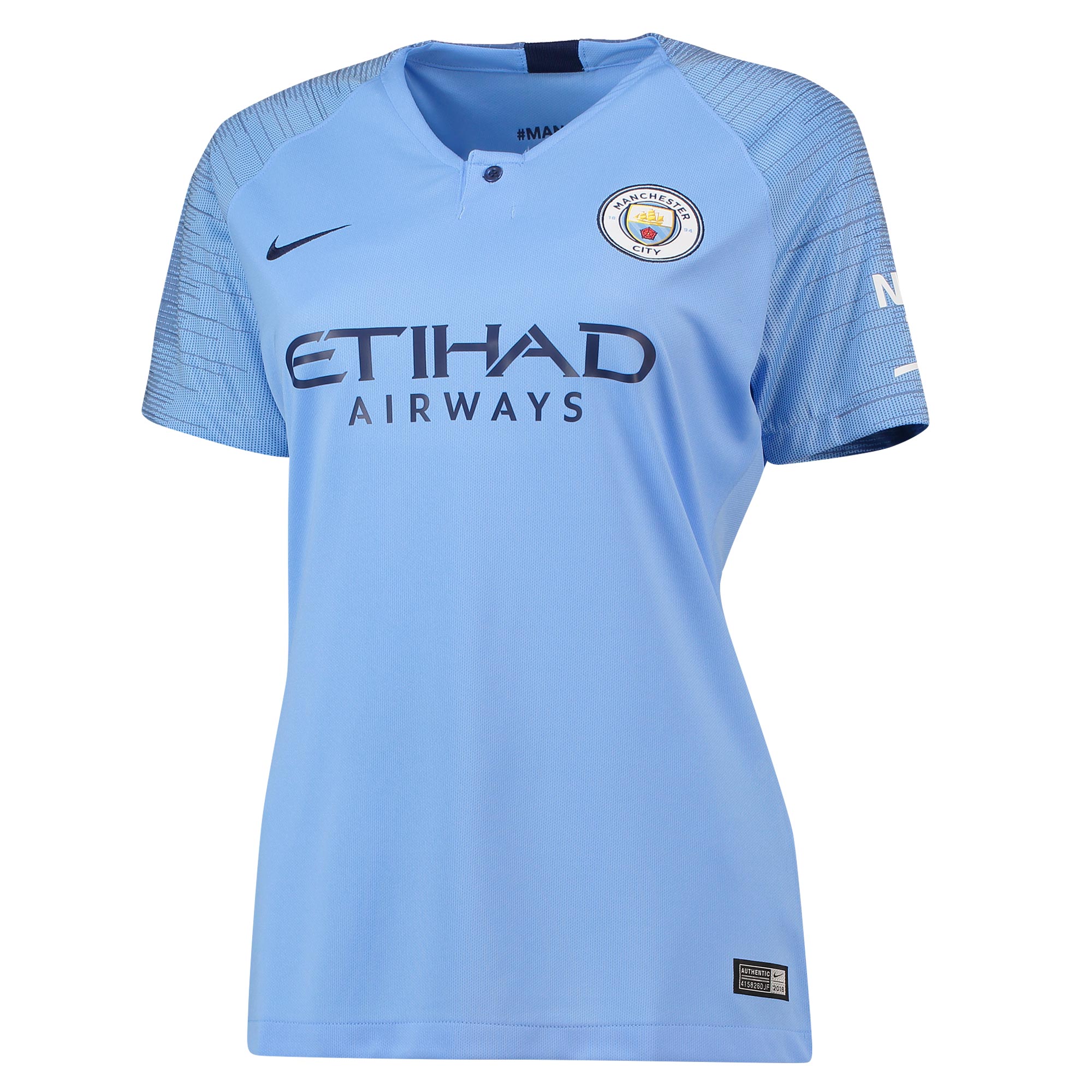 Maillot de stade Manchester City Domicile 2018-2019 - Femme