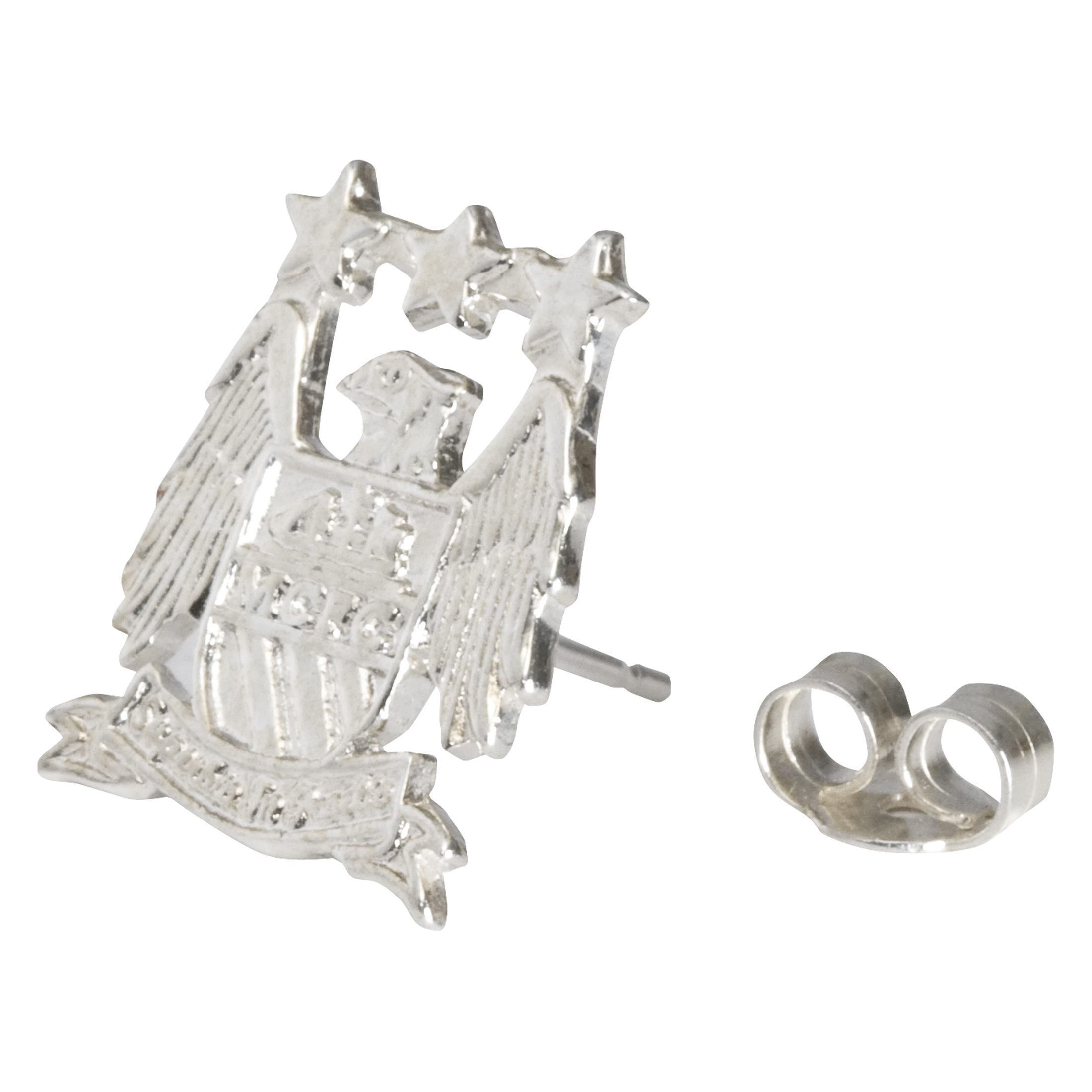 Manchester City Crest Stud Earring