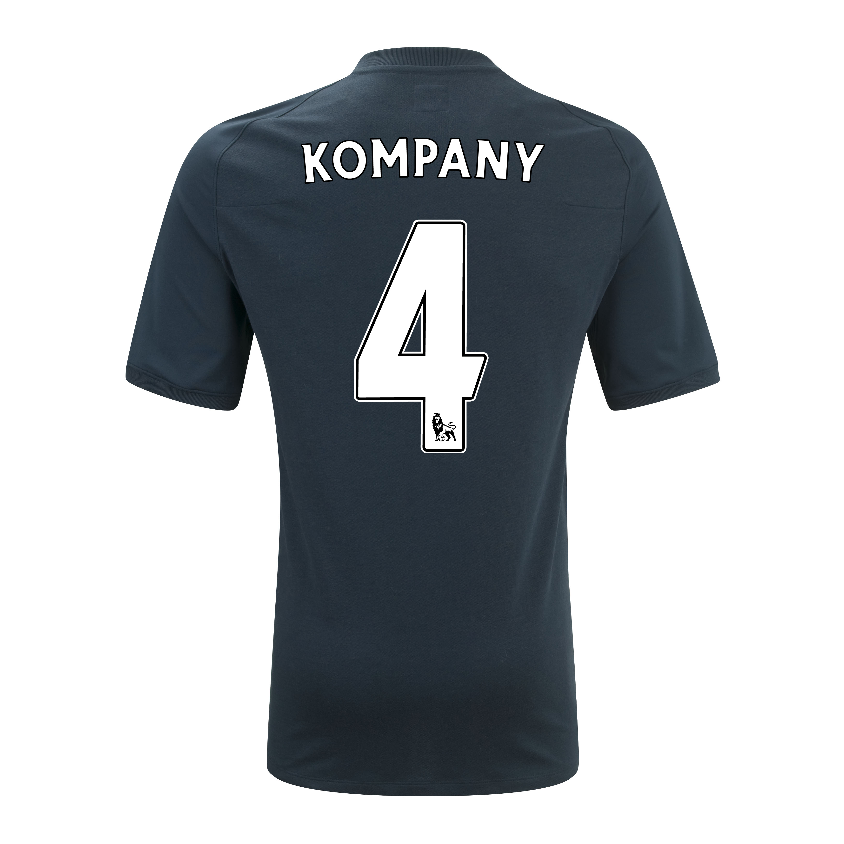 Manchester City Third Shirt 2011/12 with Kompany 4 printing