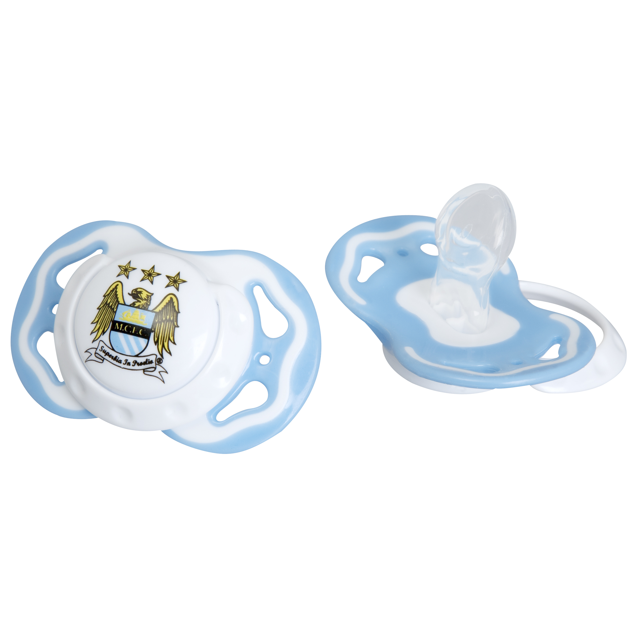 Manchester City Millington 2Pk Soothers