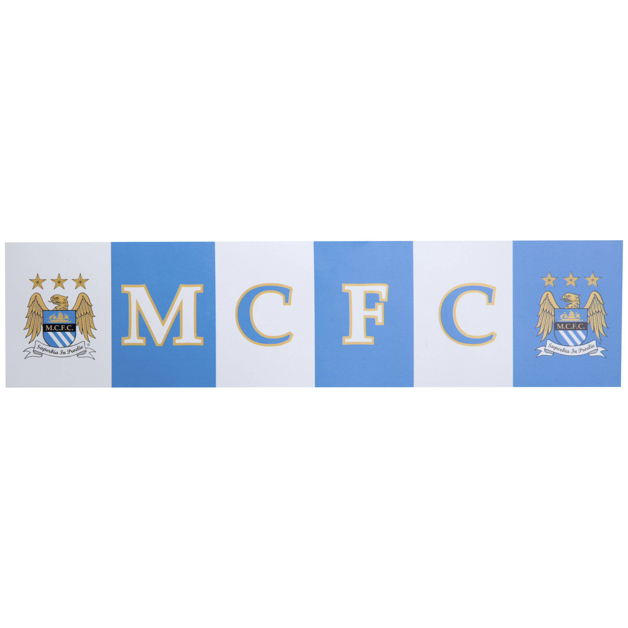 Manchester City Pinewood Car Sticker