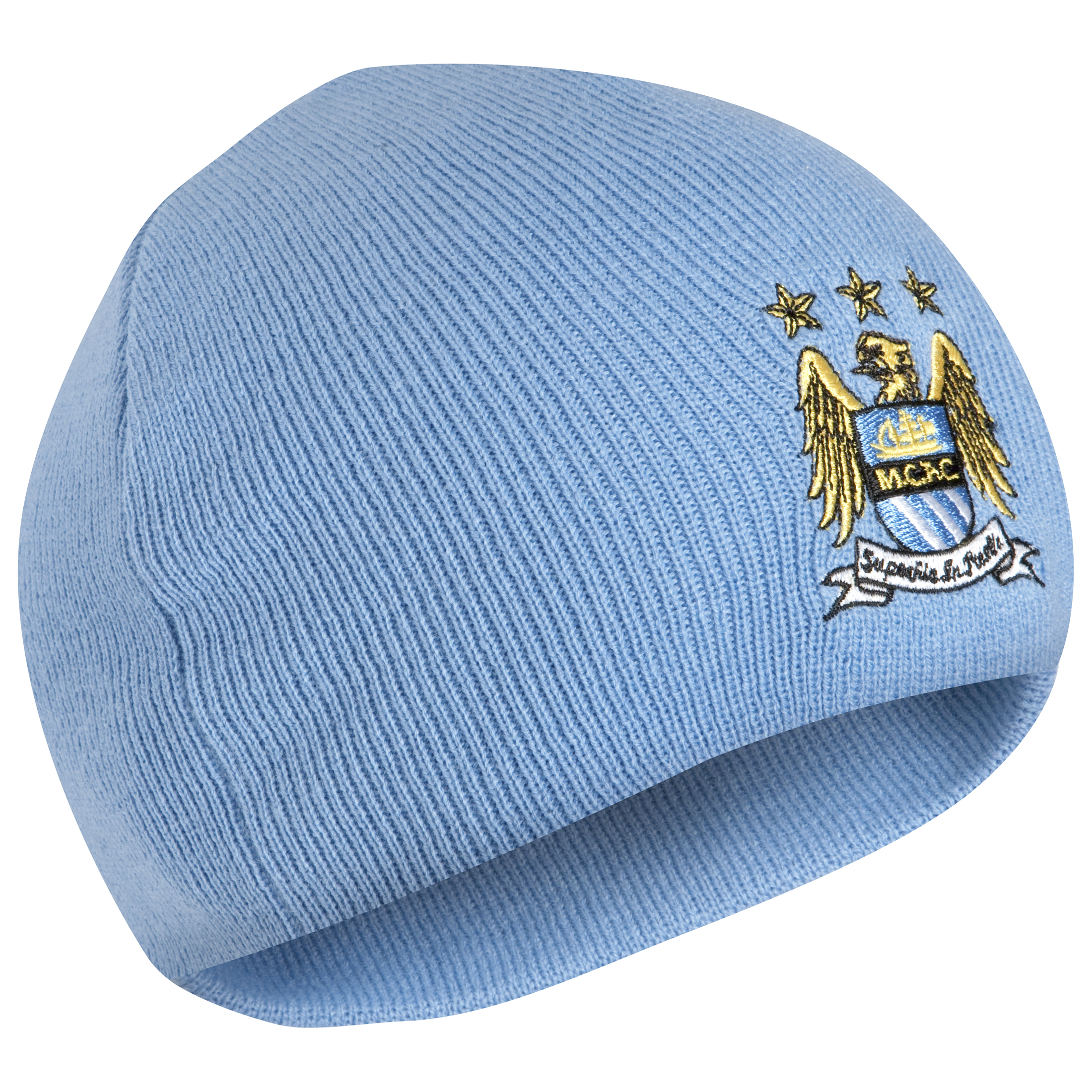 Manchester City Franklin Crest Beanie Adult - Sky
