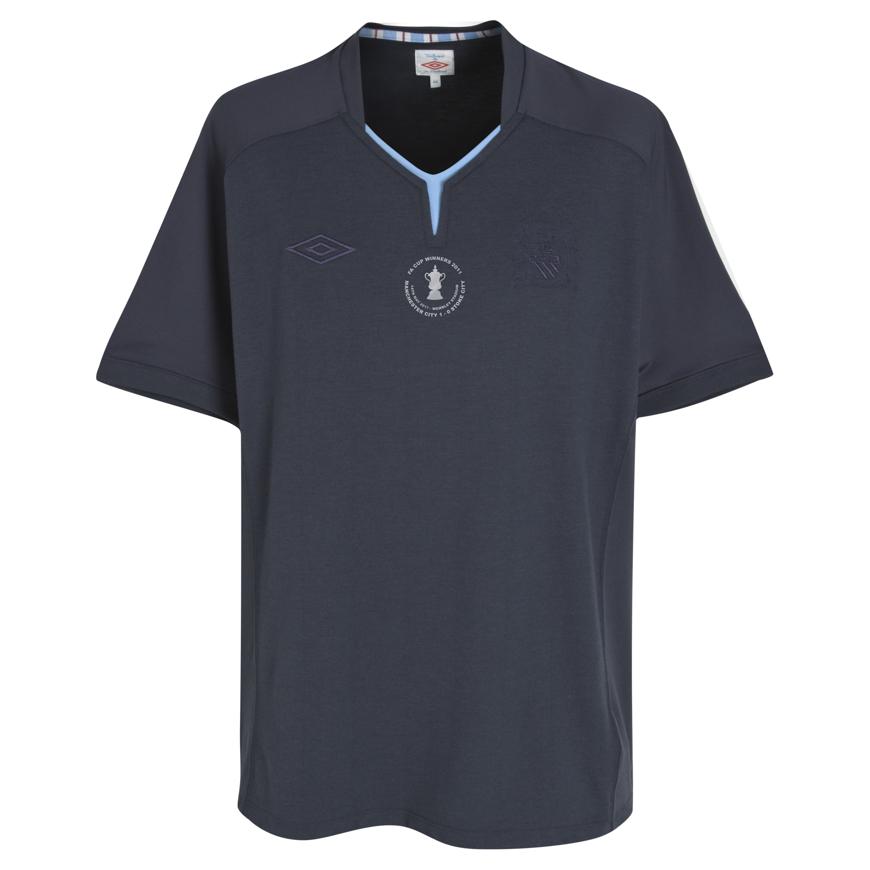Manchester City FA Cup Winners Tonal Third Shirt  2011