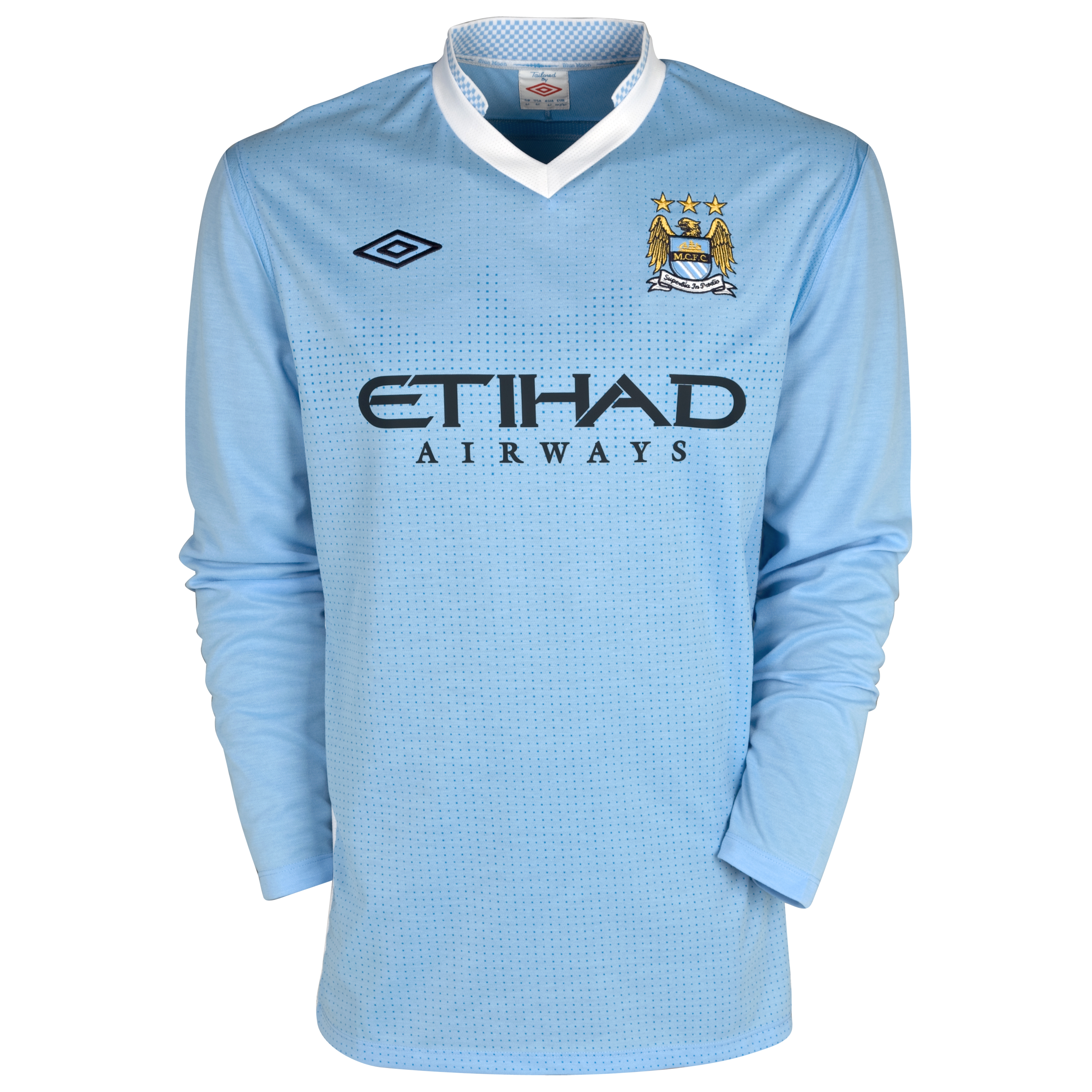 Manchester City Home Shirt 2011/12 Long Sleeved