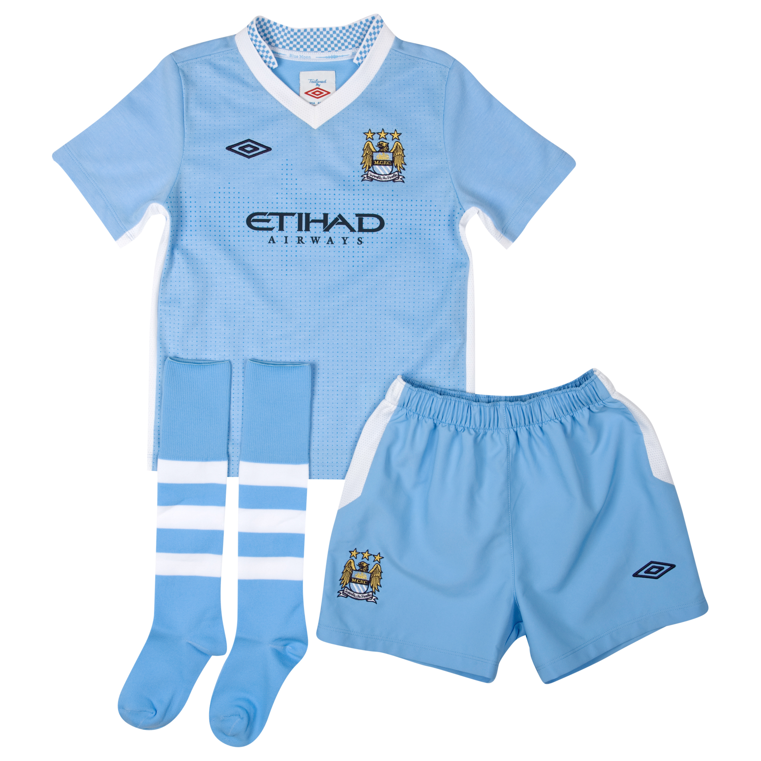 Manchester City Home Infant Kit  2011/12