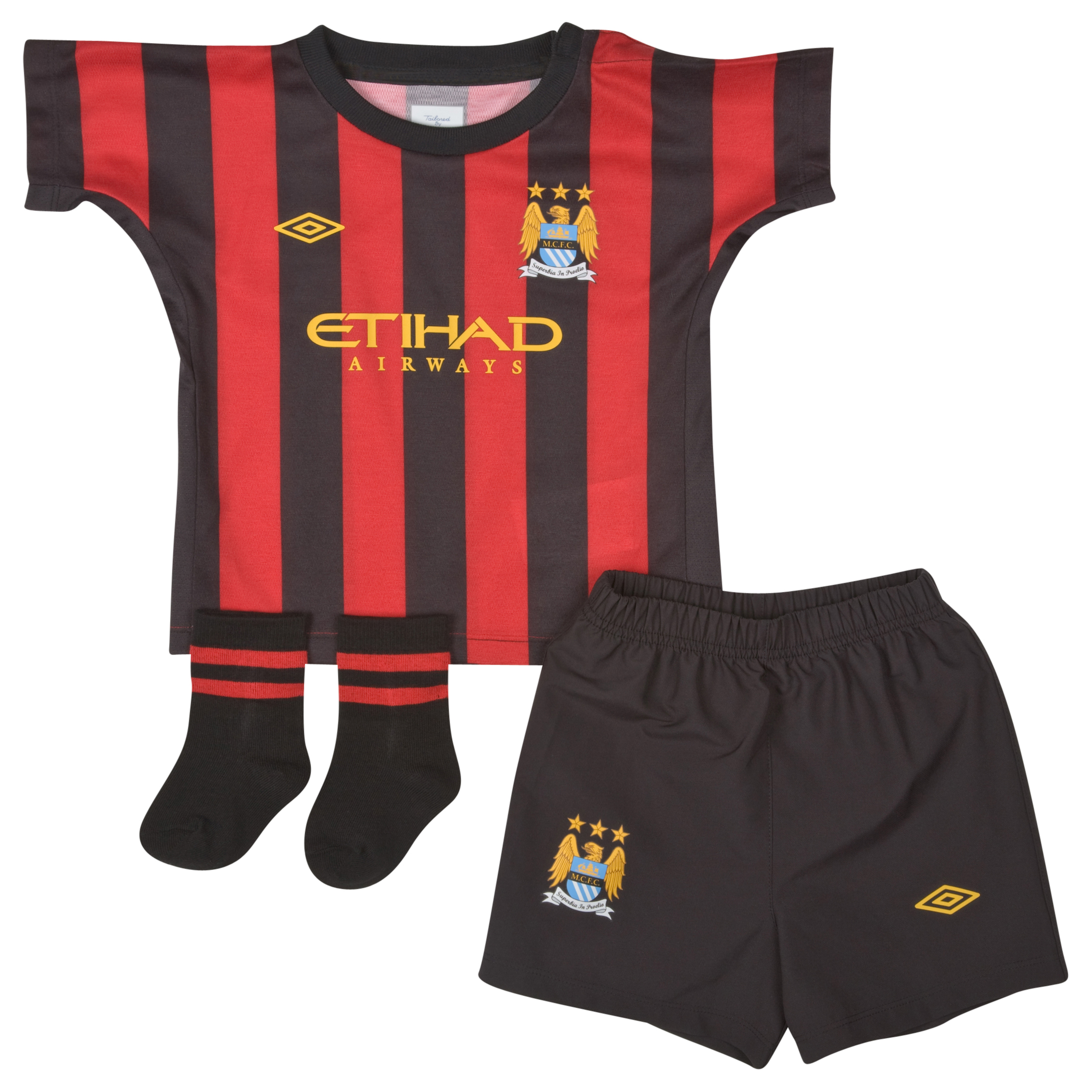 Manchester City Away Baby Kit  2011/12