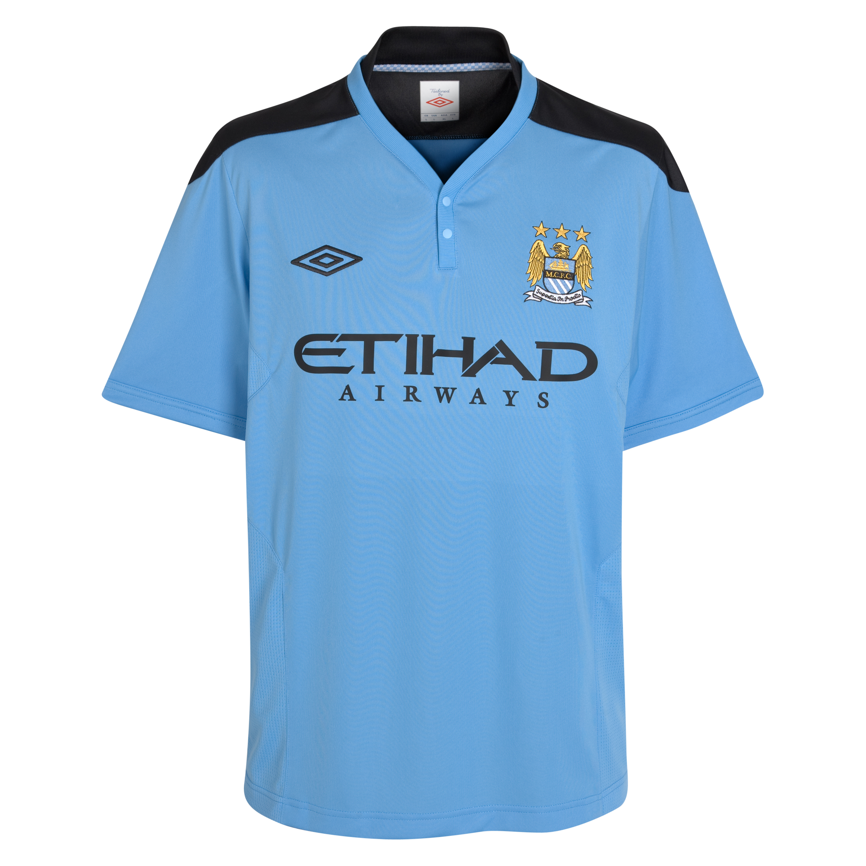 Manchester City Training Jersey - Vista Blue-Black