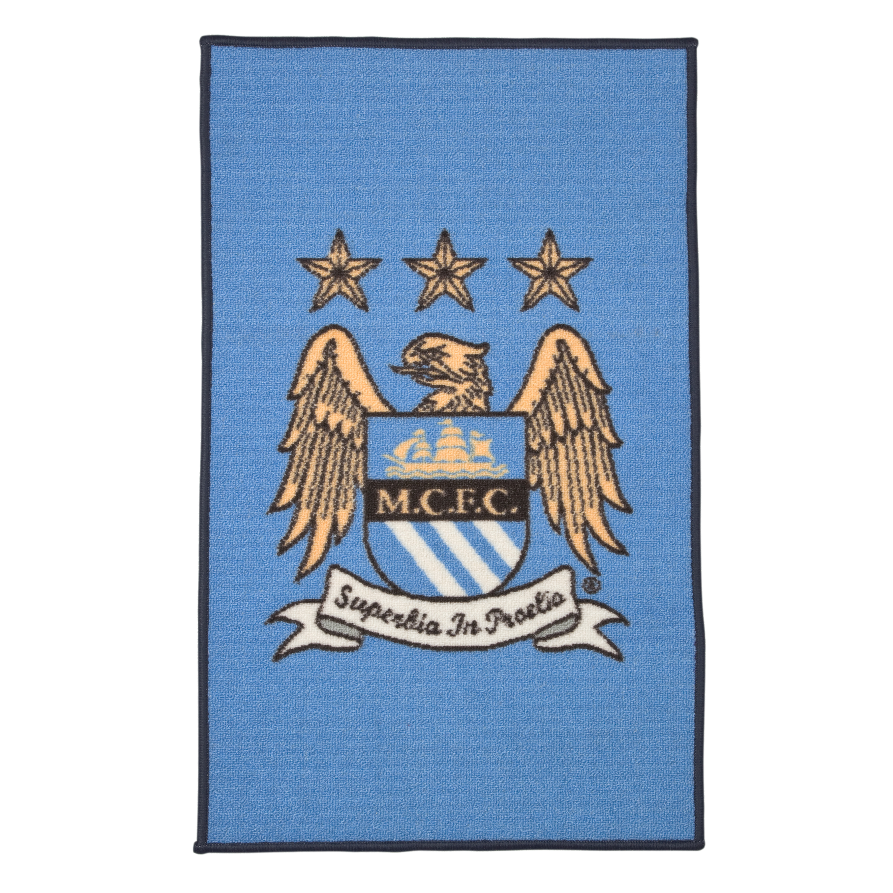 Manchester City Crest Rug.