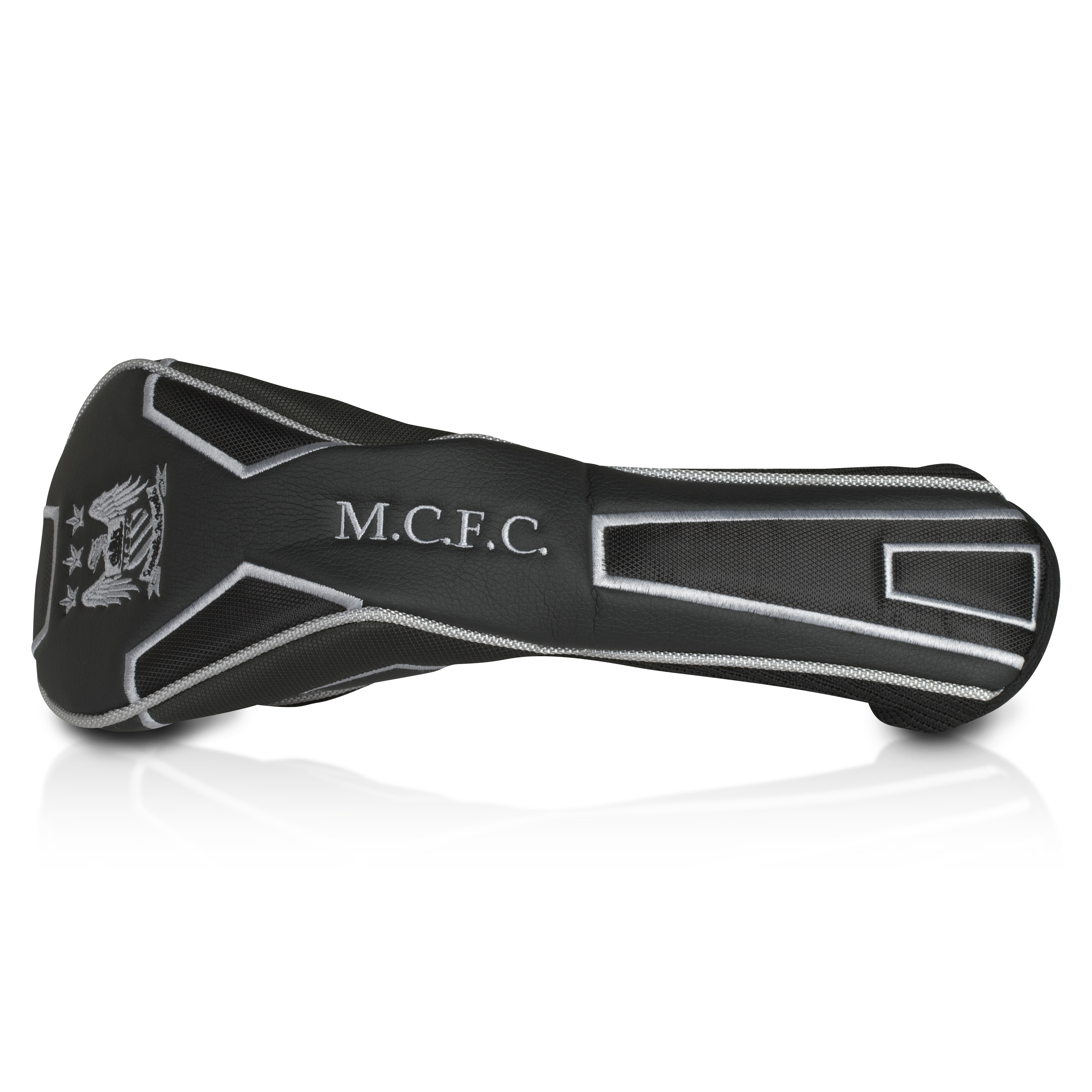 Manchester City Executive Golf Driver Head Cover - Black/Silver