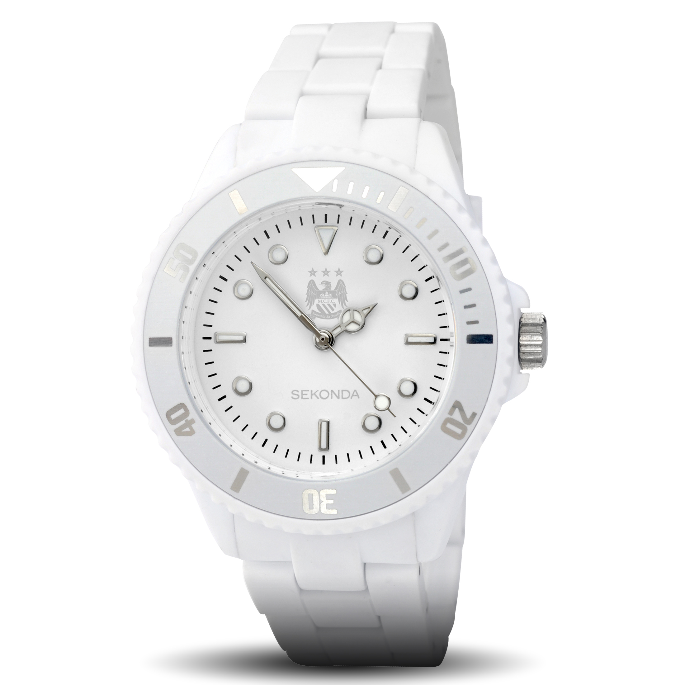 Manchester City Sekonda Ladies Strap Splash Watch White