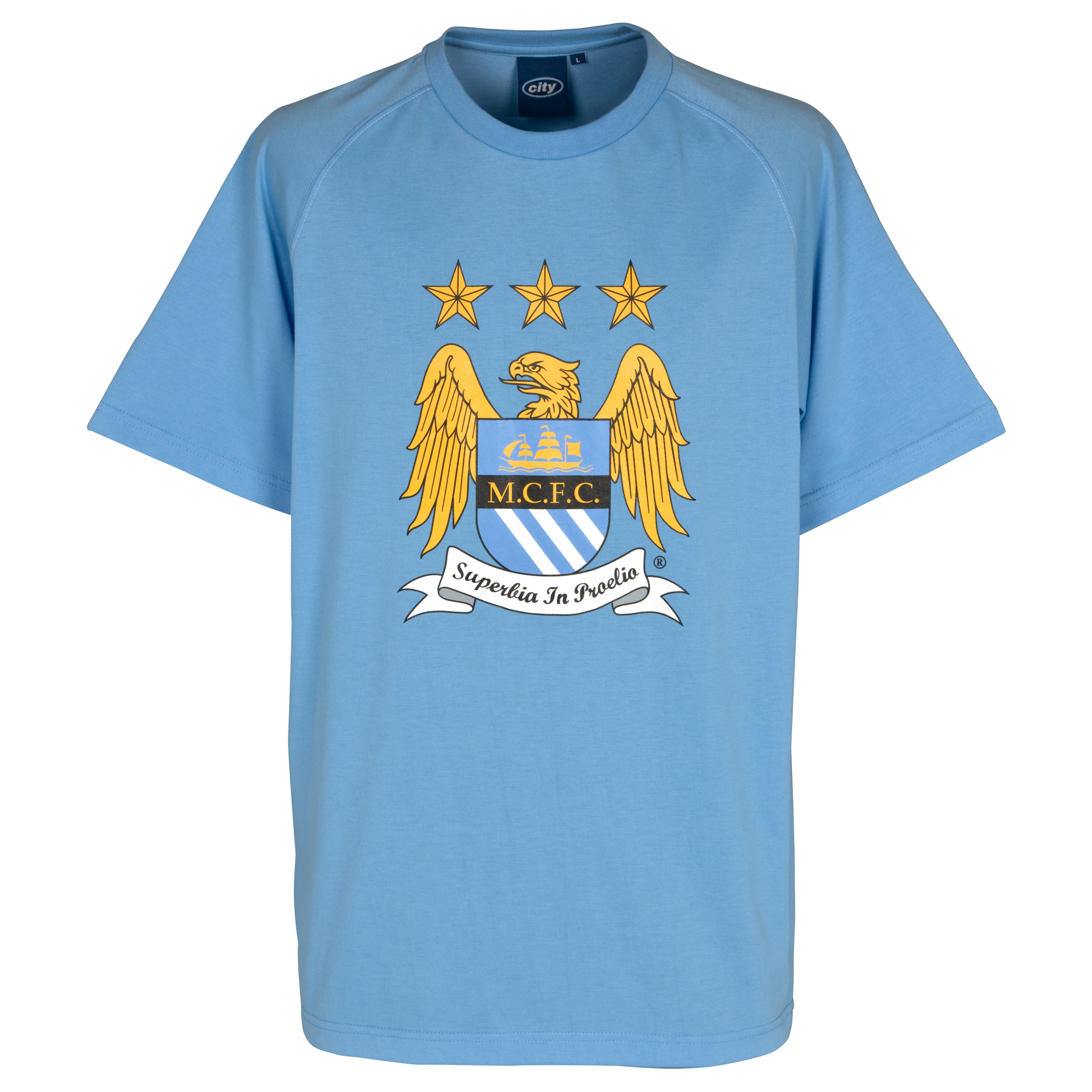 Manchester City Essential Alternator T-Shirt - Sky.