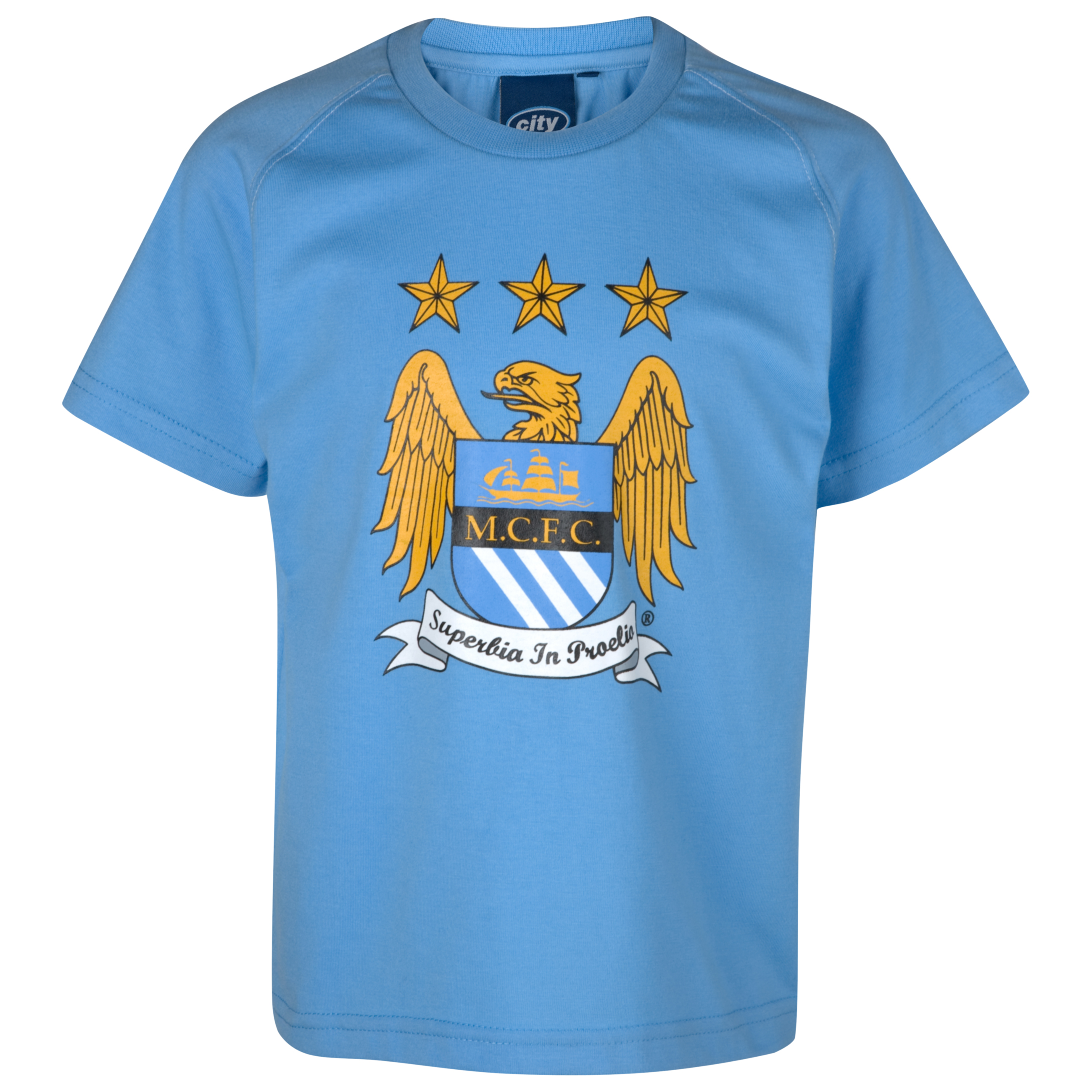 Manchester City Essential Alternator T-Shirt - Sky - Infant Boys.