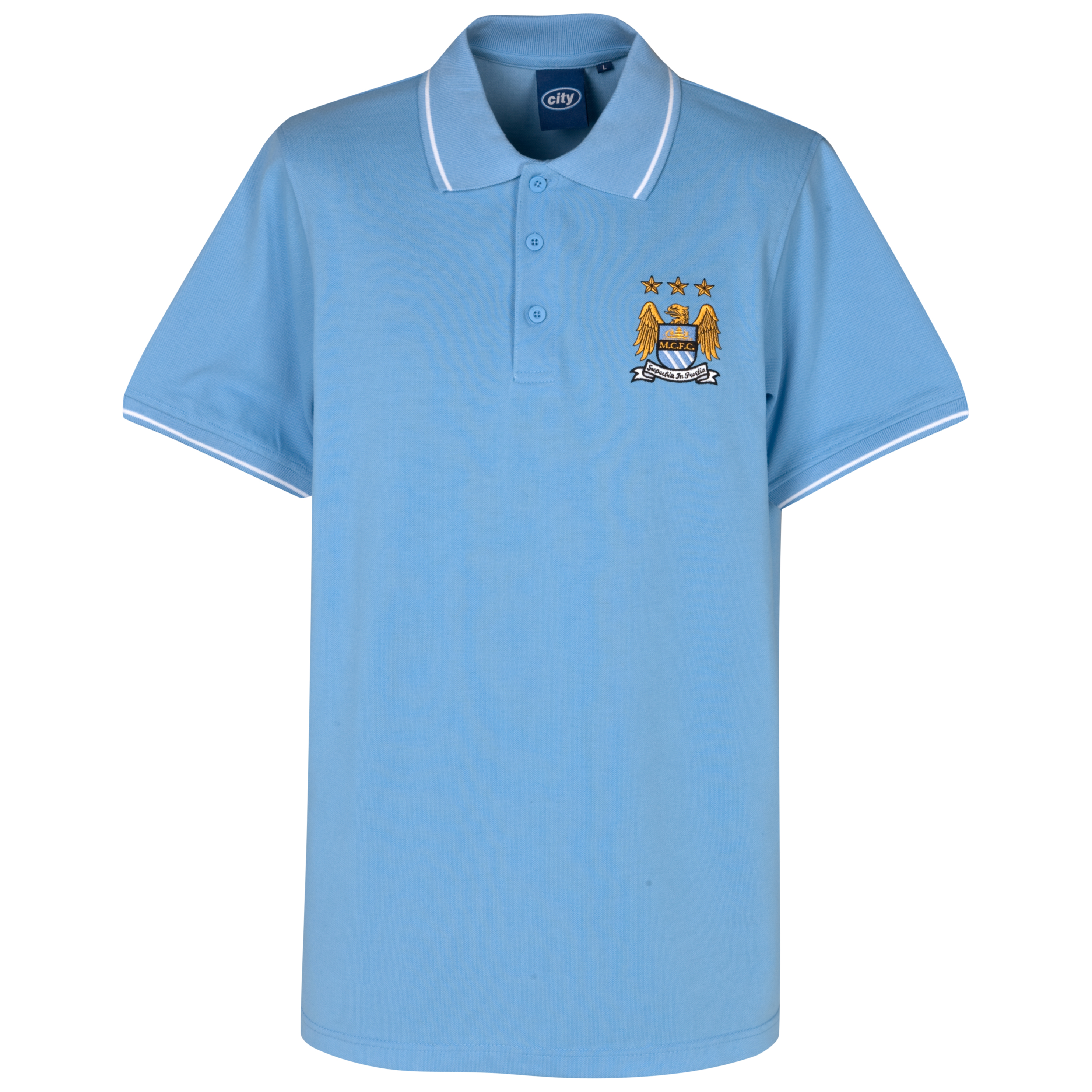 Manchester City Essential Hydraulic Polo Top - Sky - Infant Boys