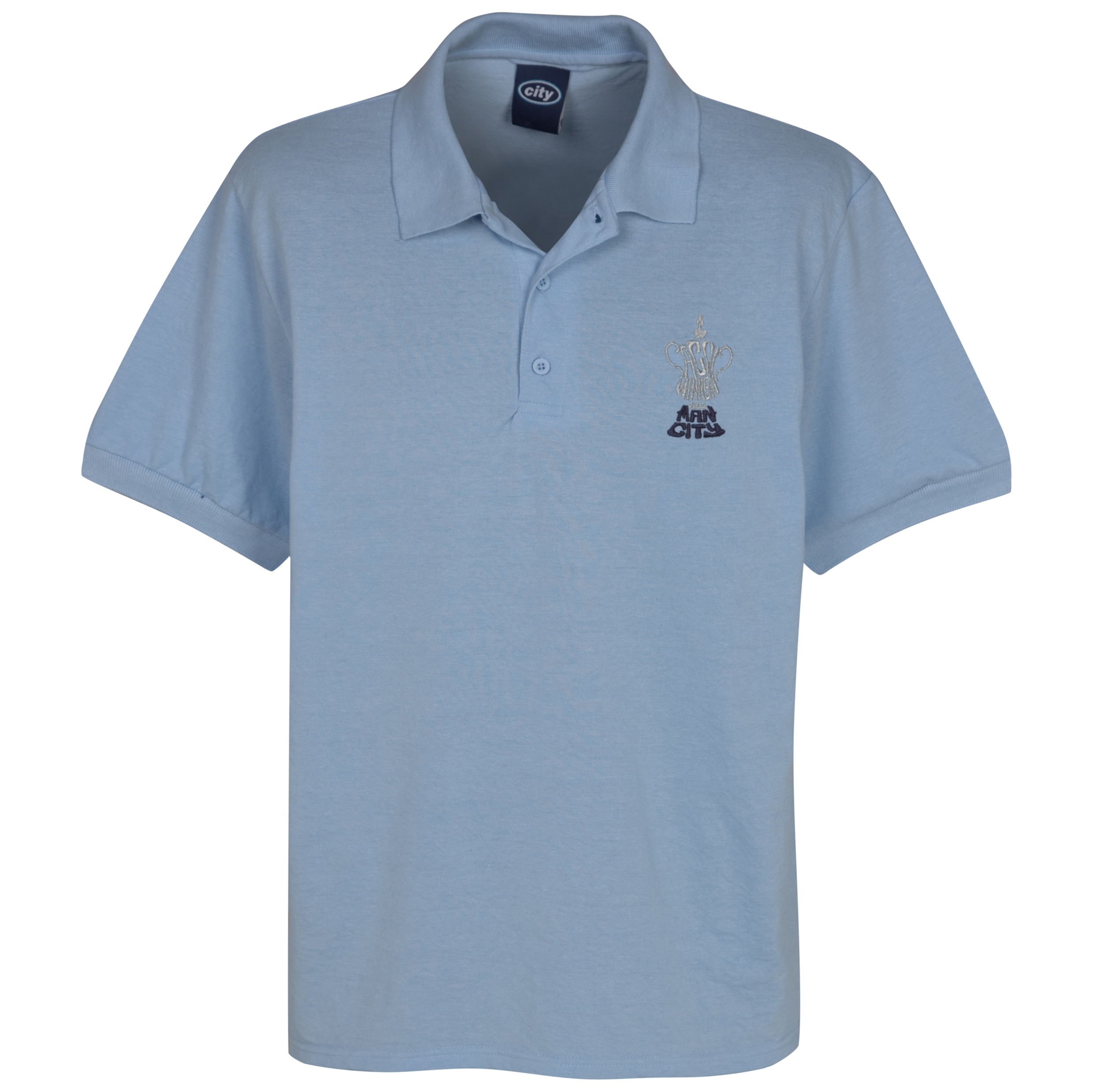 Manchester City The FA Cup Winners Polo - Sky