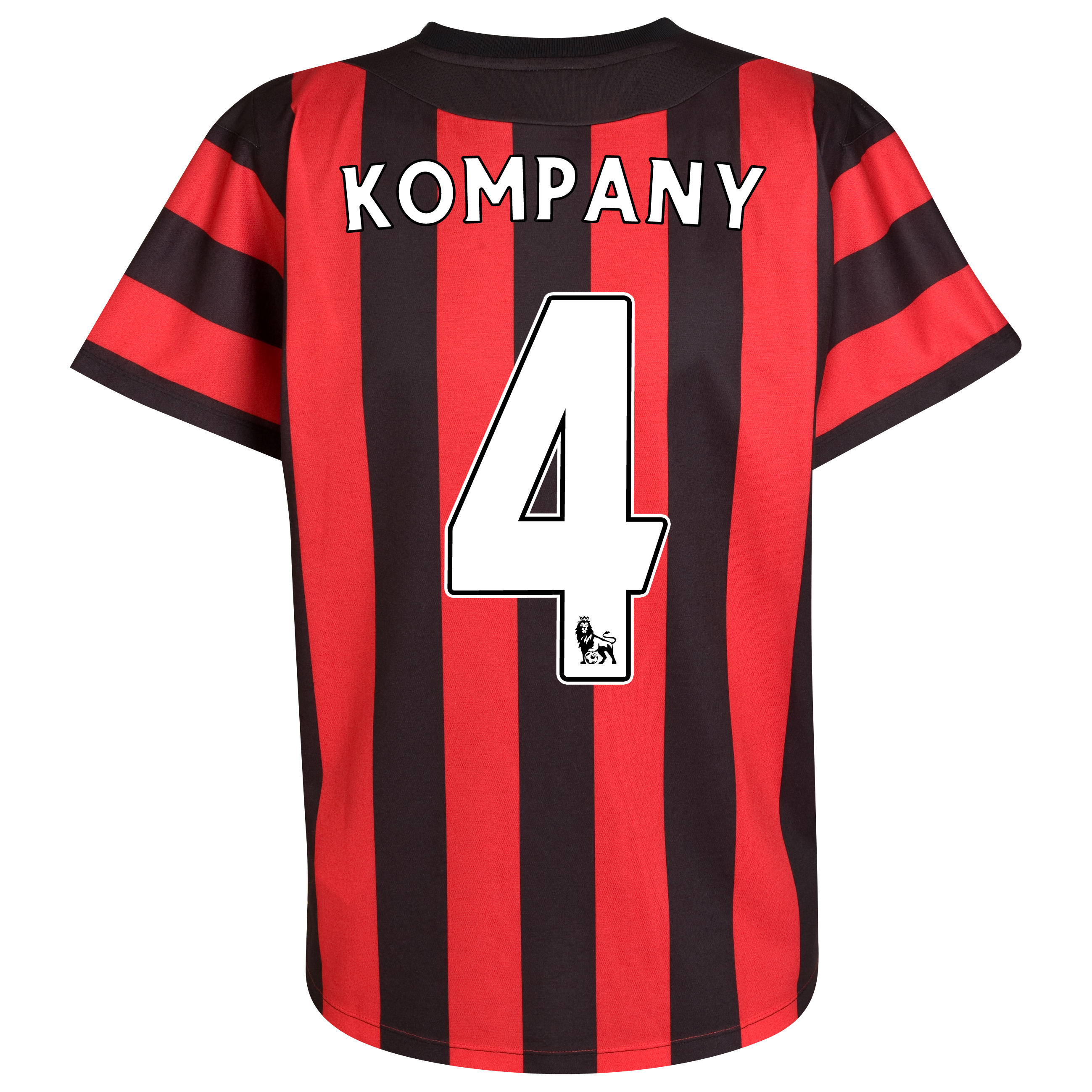 Manchester City Away Shirt  2011/12 with Kompany 4 printing.