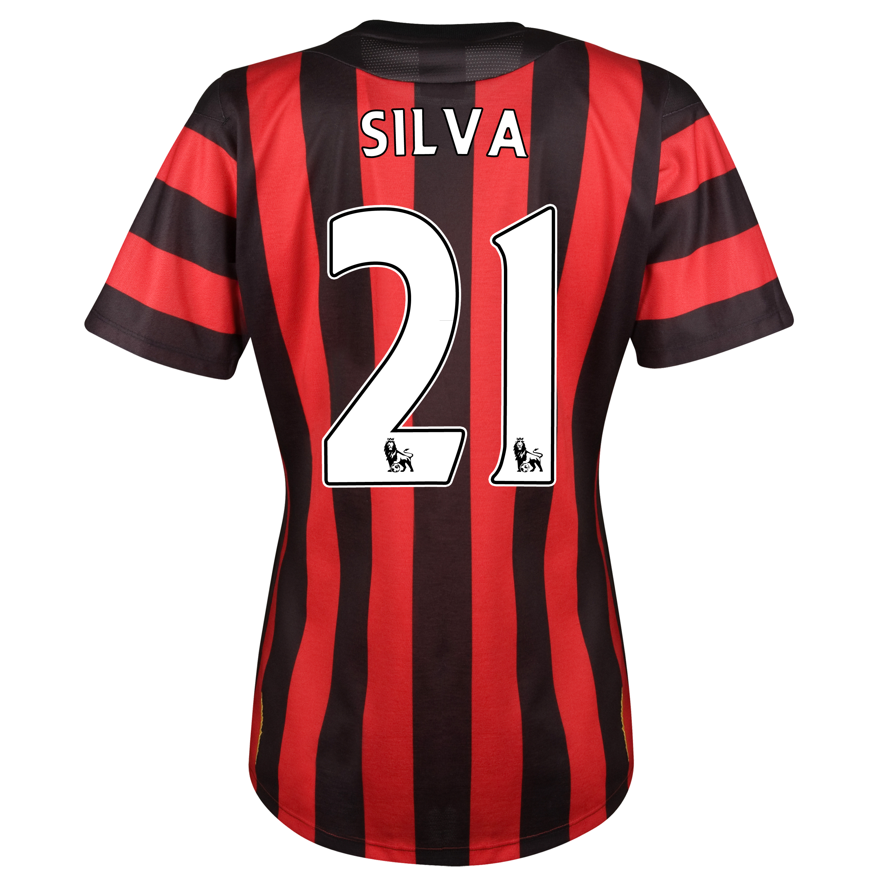 Manchester City Away Shirt  2011-12  - Womens with Silva 21 printing