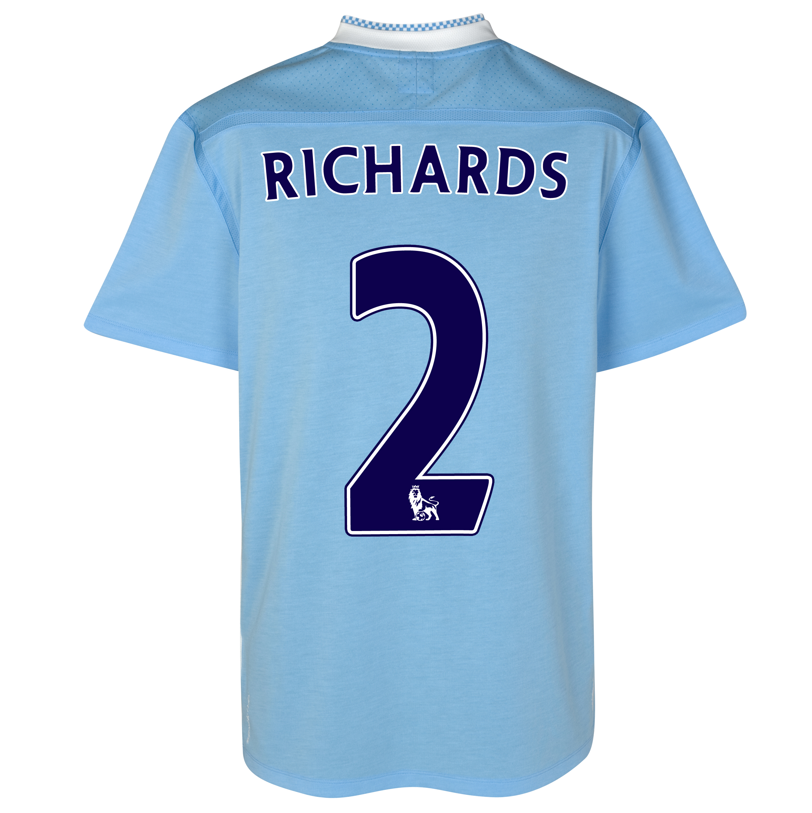 Manchester City Home Shirt 2011/12 with Richards 2 printing