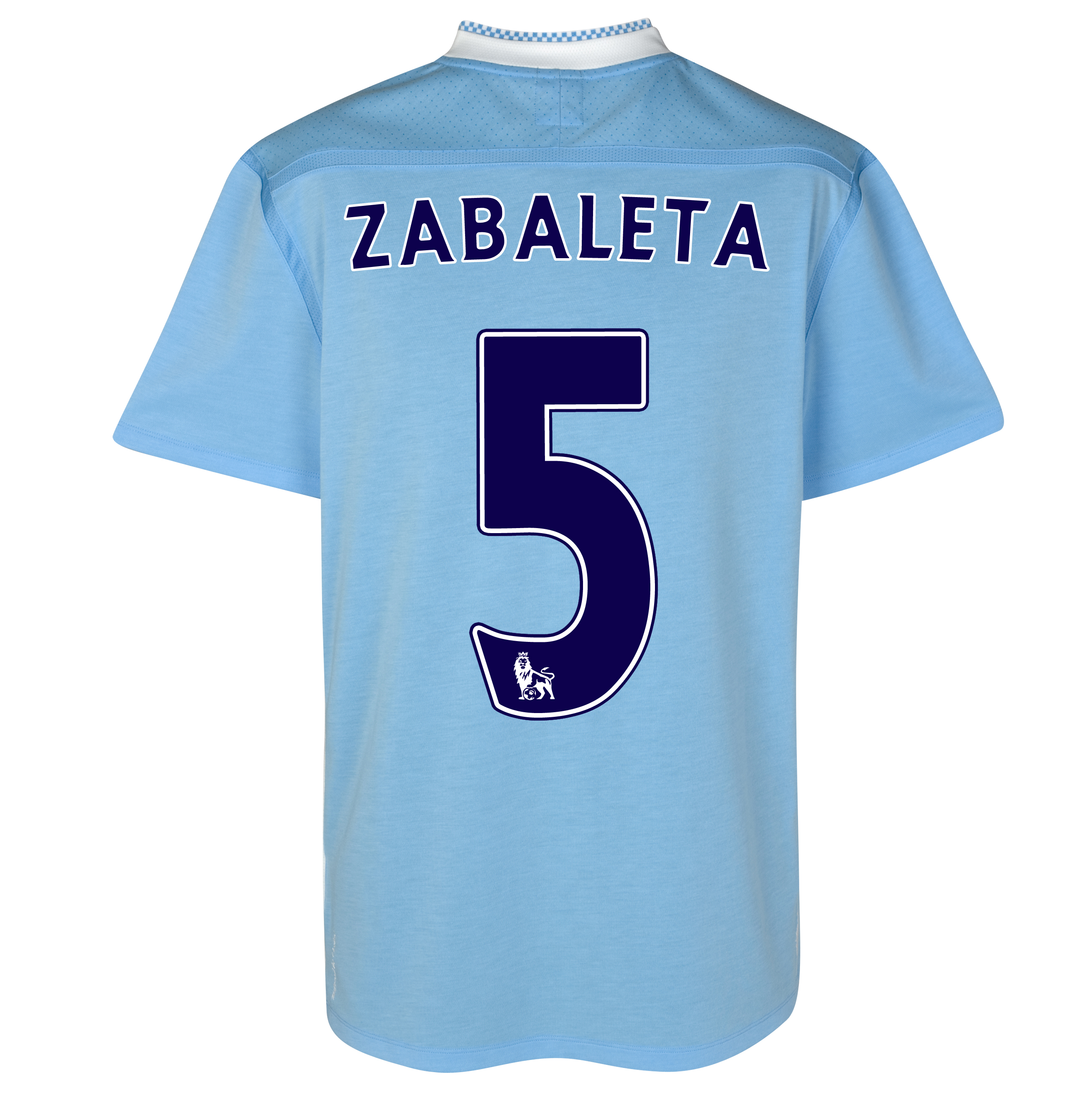 Manchester City Home Shirt 2011-12 with Zabaleta 5 printing