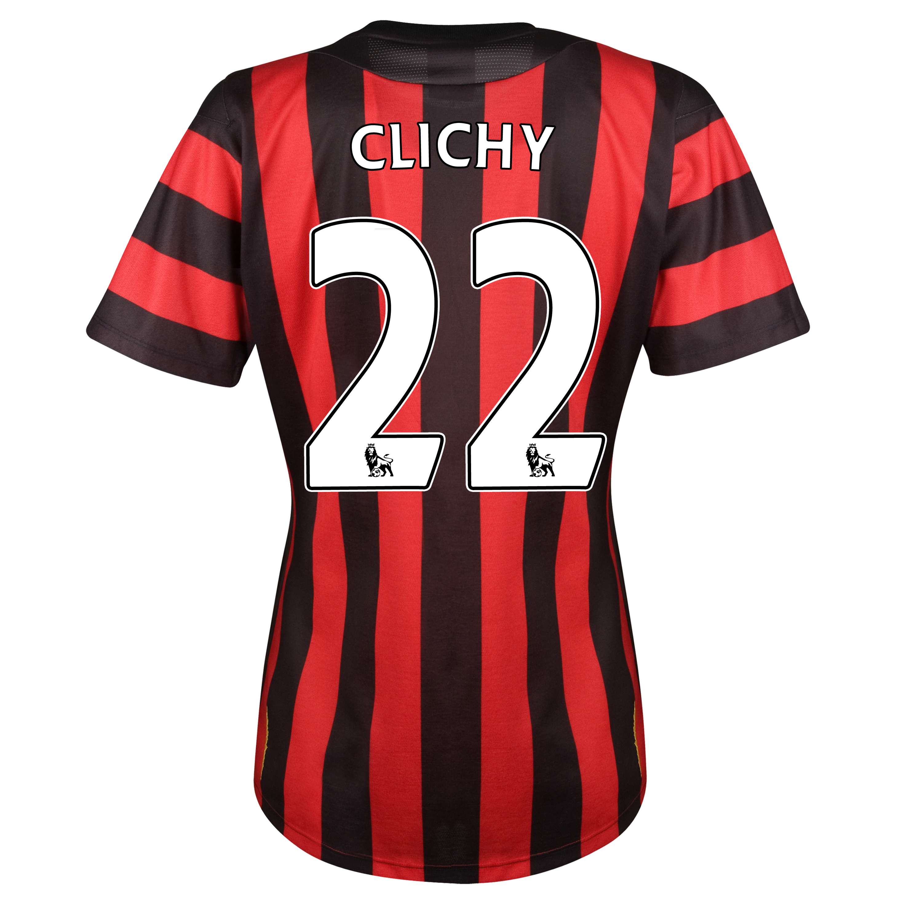 Manchester City Away Shirt  2011/12  - Womens with Clichy 22 printing