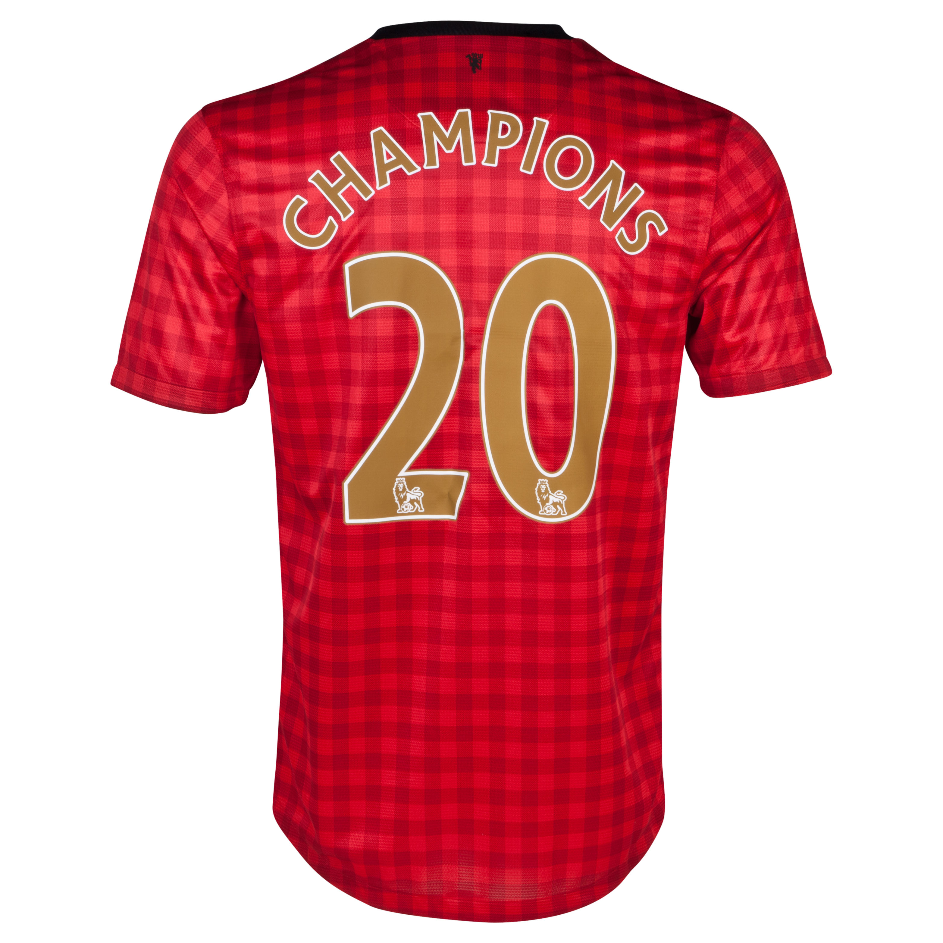 Manchester United Home Shirt 2012/13 with Champions 20 printing