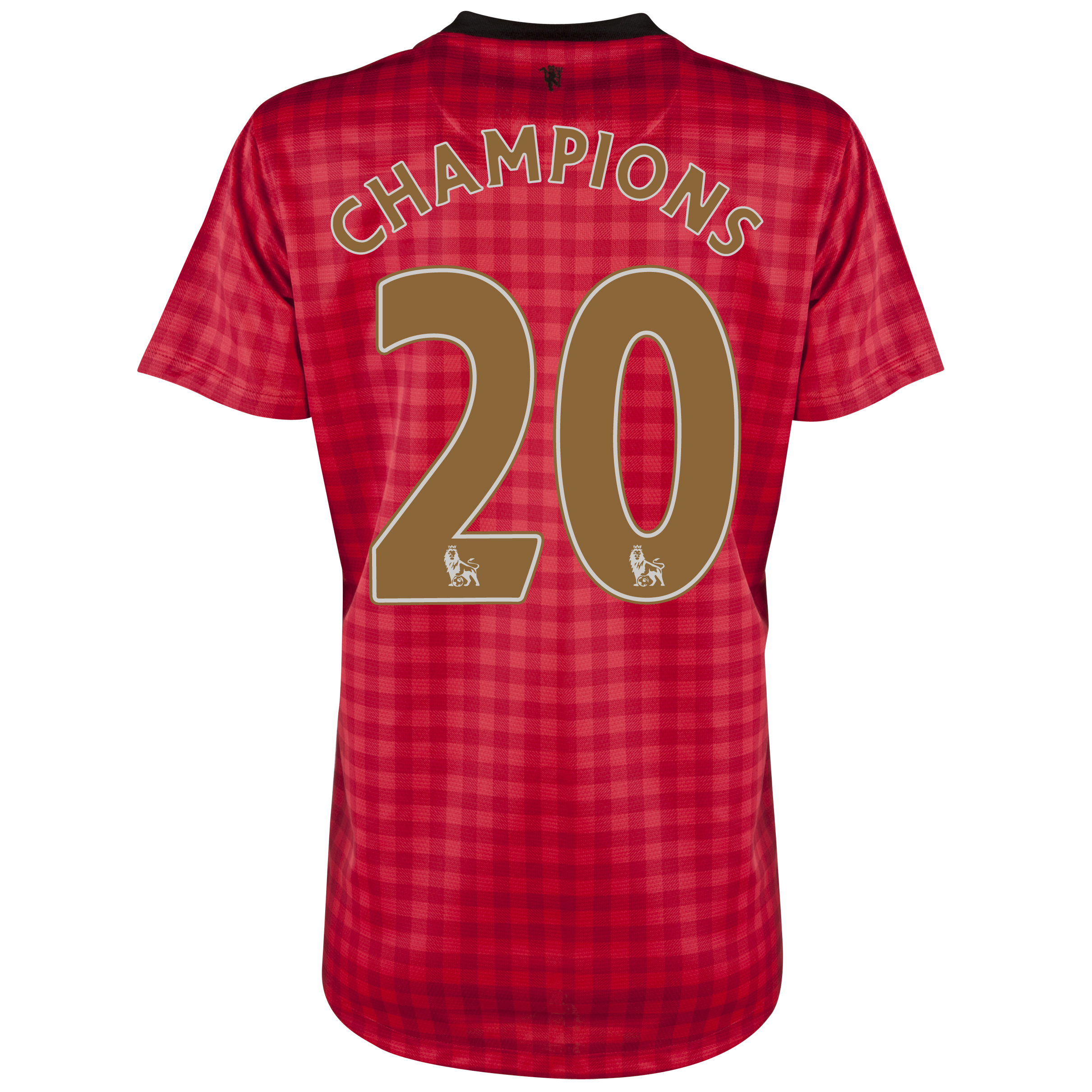 Manchester United Home Shirt 2012/13 - Womens with Champions 20 printing