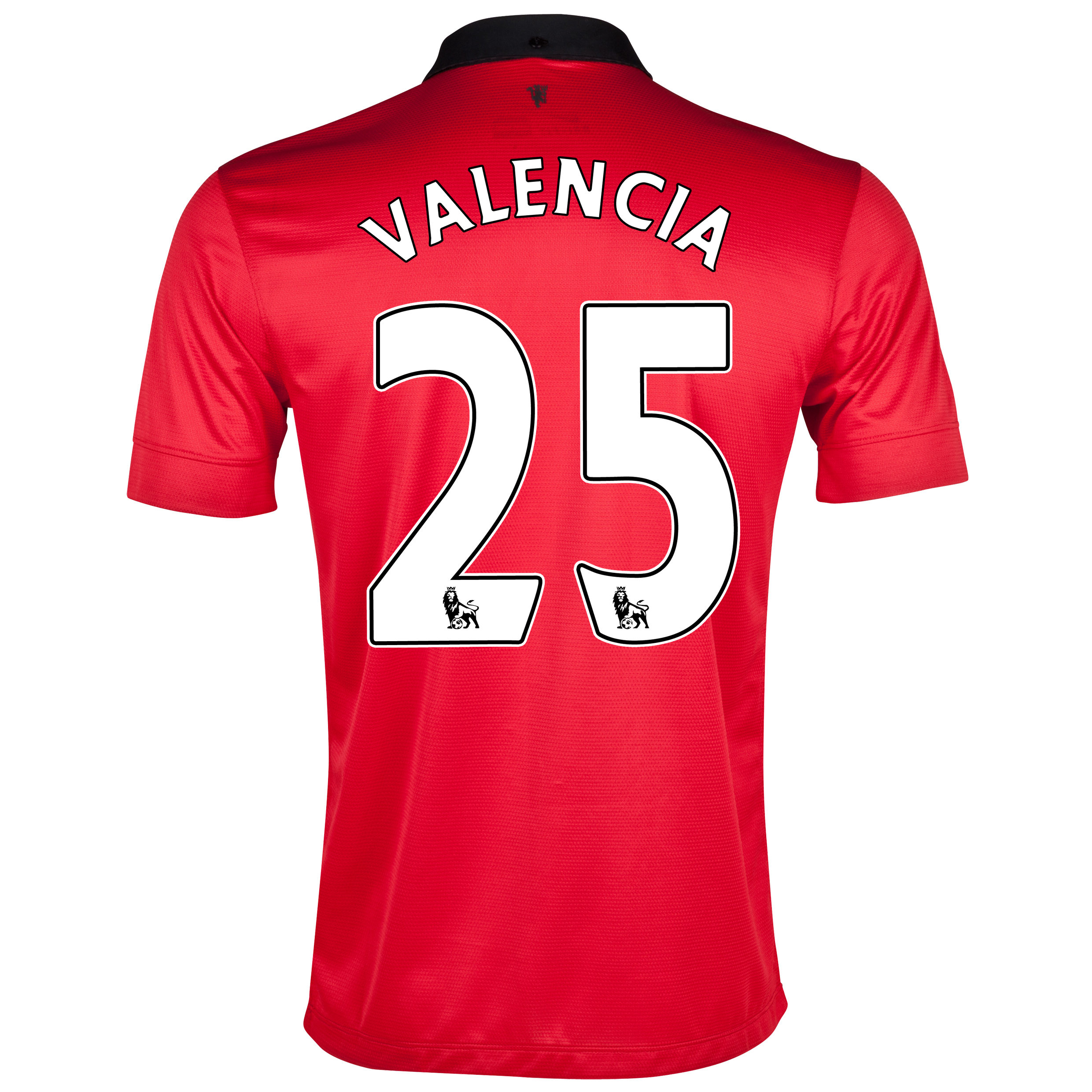 Manchester United Home Shirt 2013/14 with Valencia 7 printing
