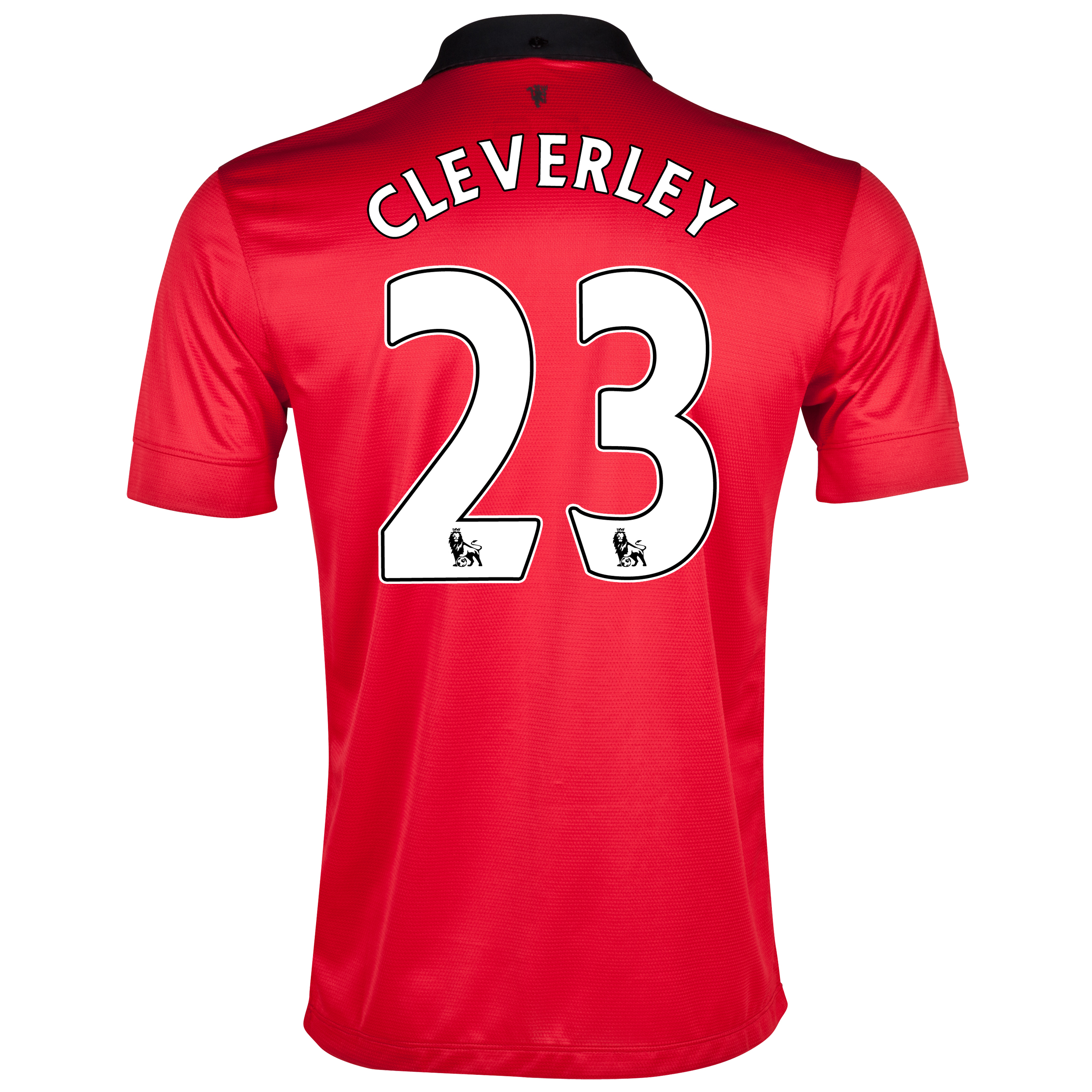 Manchester United Home Shirt 2013/14 with Cleverley 23 printing