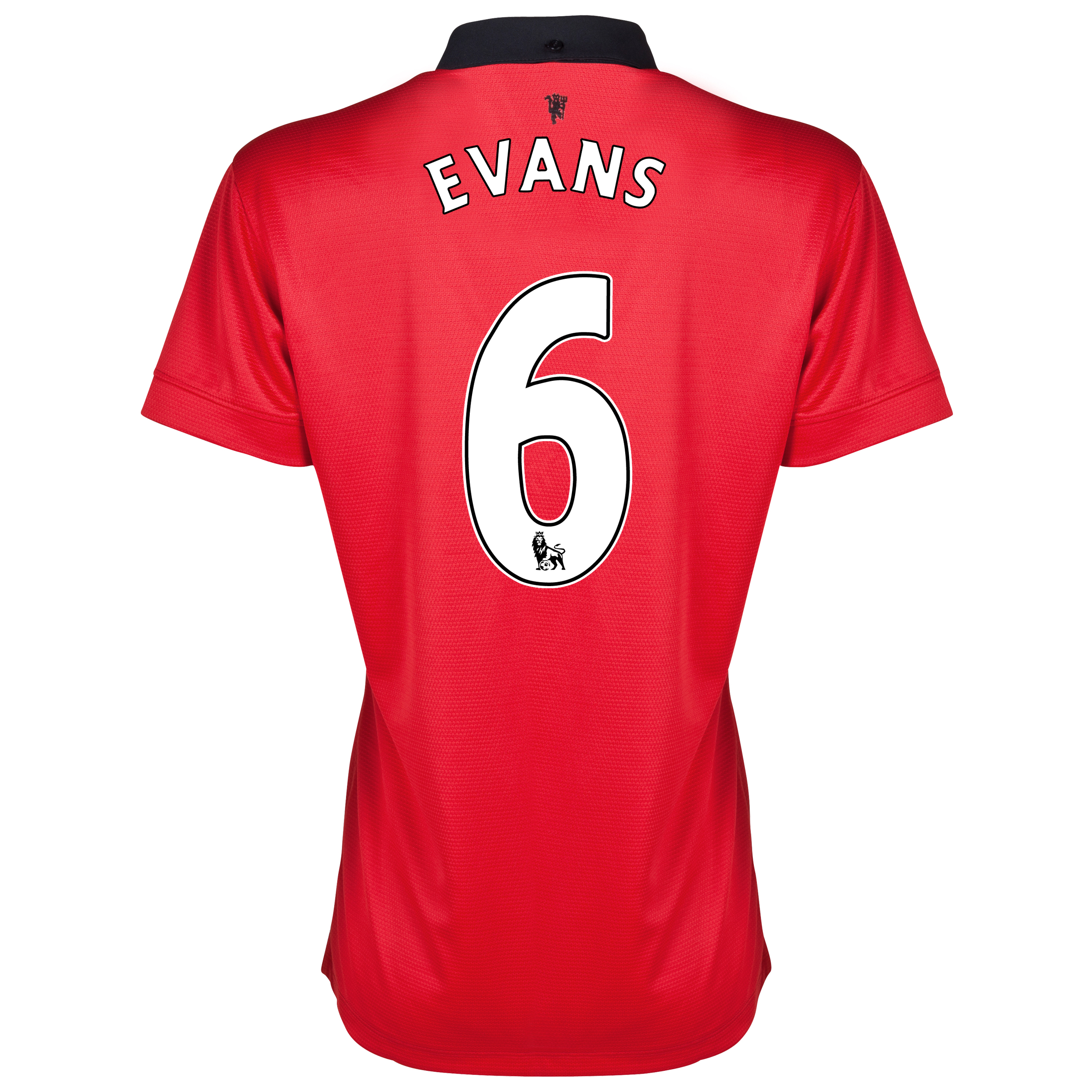 Manchester United Home Shirt 2013/14 - Womens with Evans 6 printing