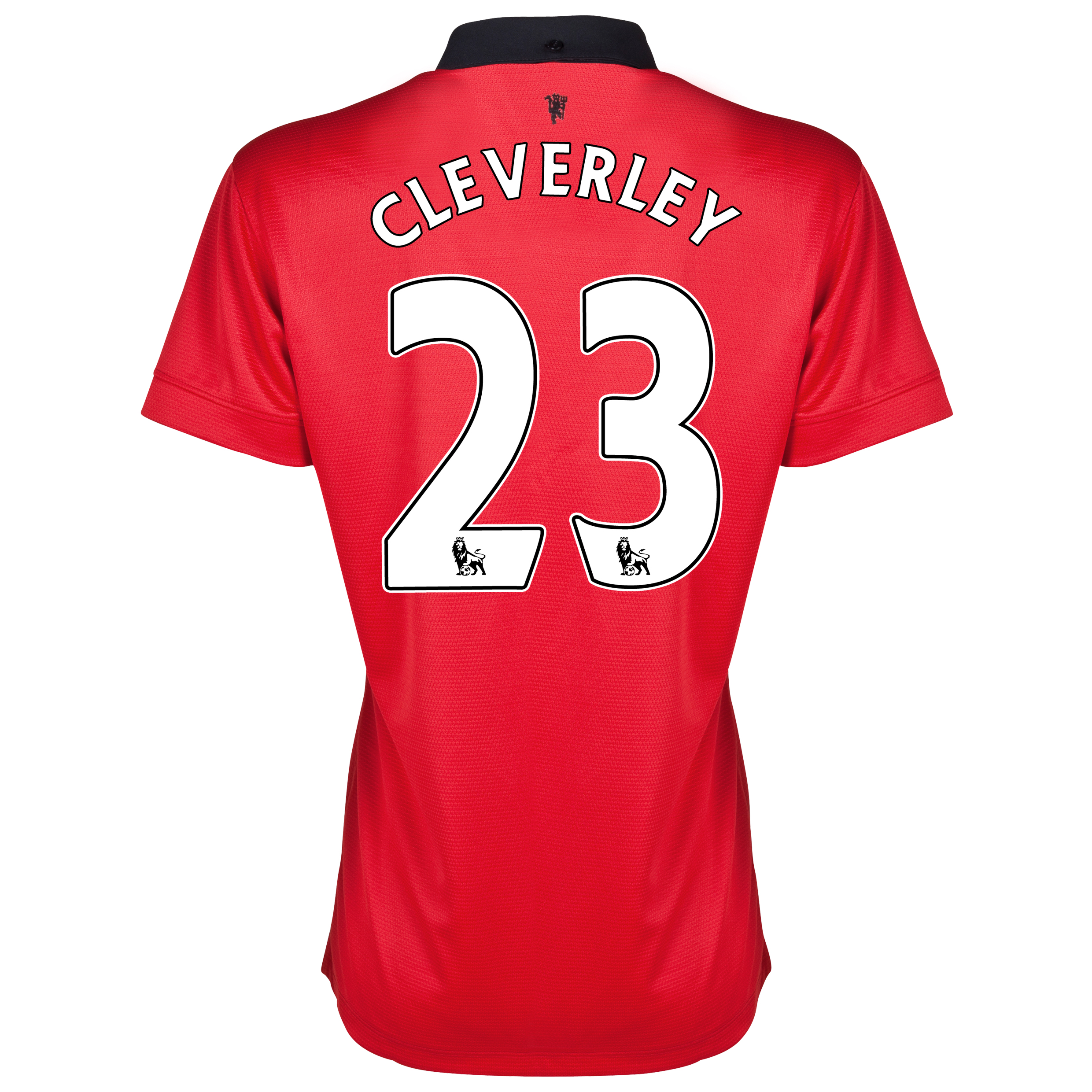 Manchester United Home Shirt 2013/14 - Womens with Cleverley 23 printing