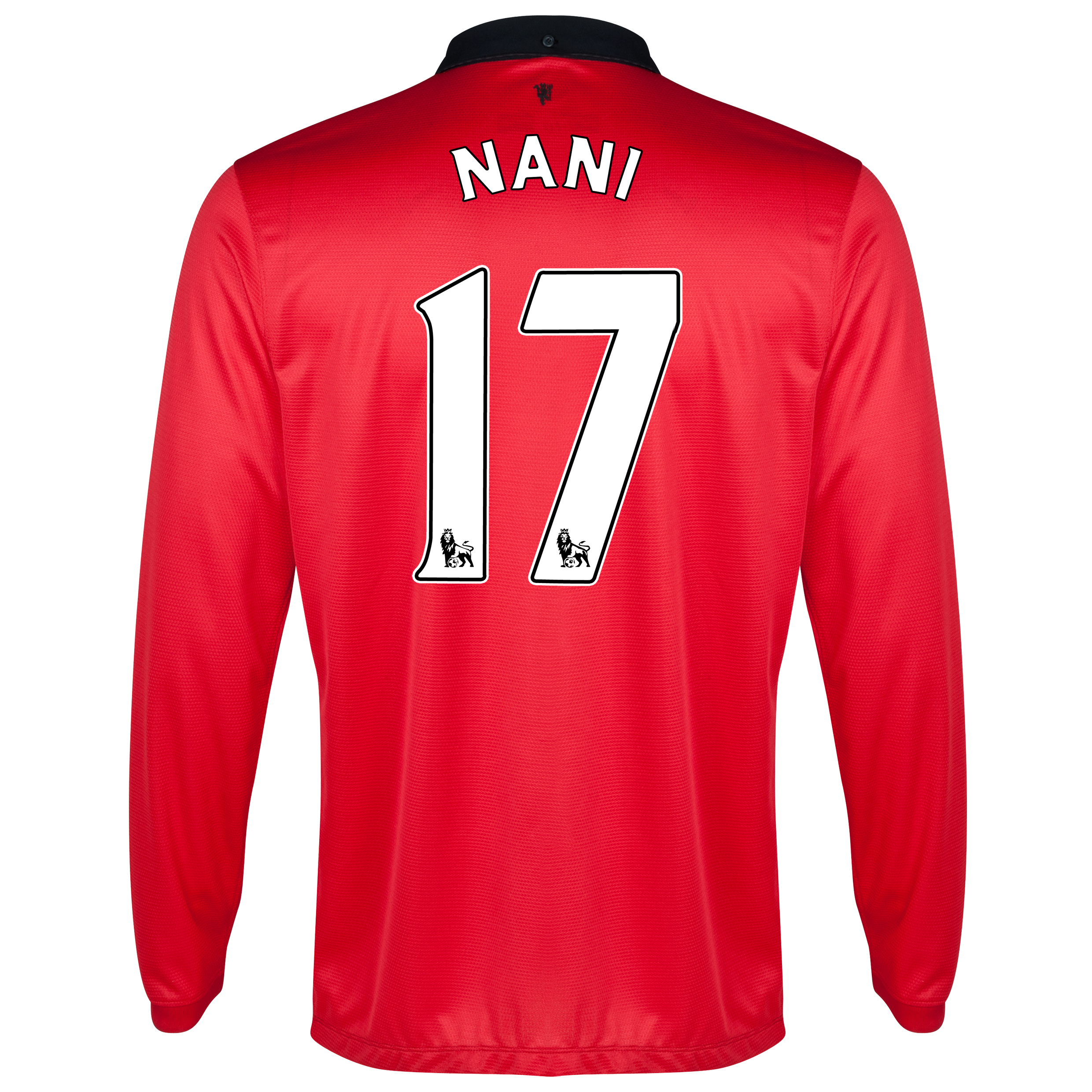 Manchester United Home Shirt 2013/14 - Long Sleeved with Nani 17 printing