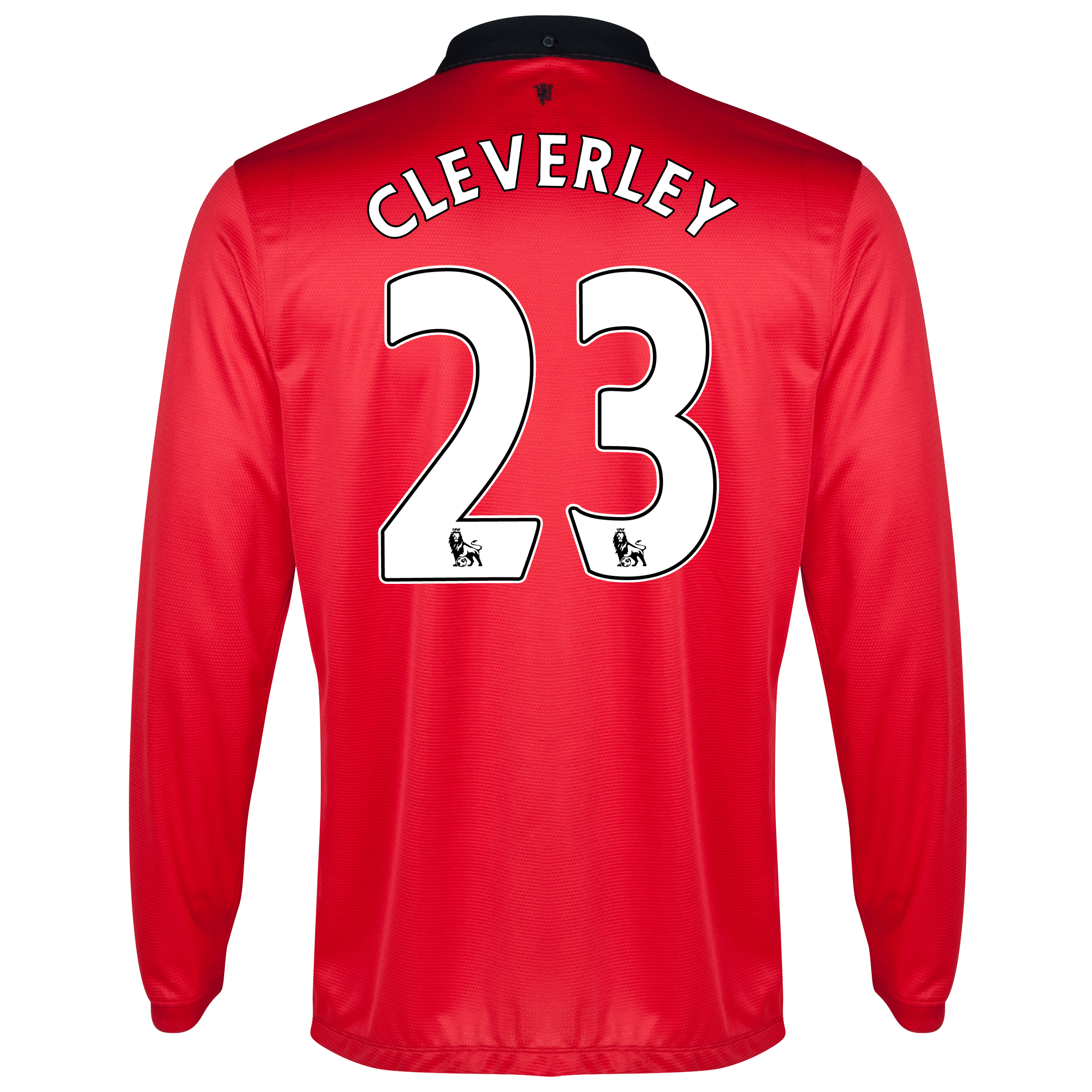 Manchester United Home Shirt 2013/14 - Long Sleeved - Kids with Cleverley 23 printing