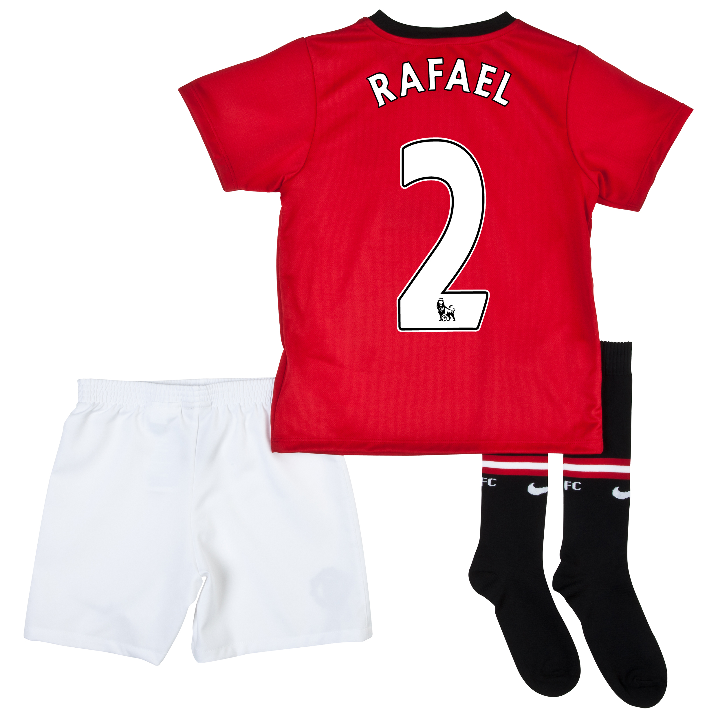 Manchester United Home Kit 2013/14 - Little Boys with Rafael 2 printing