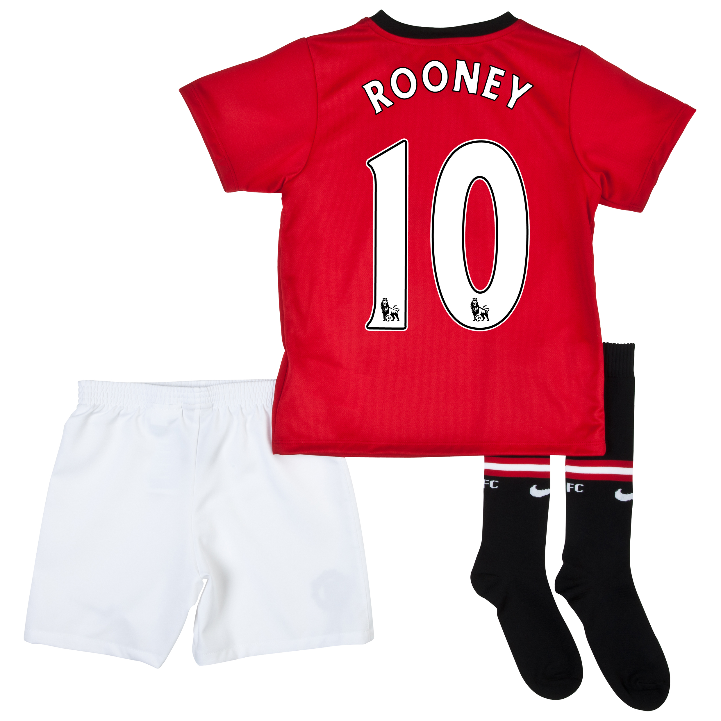 Manchester United Home Kit 2013/14 - Little Boys with Rooney 10 printing