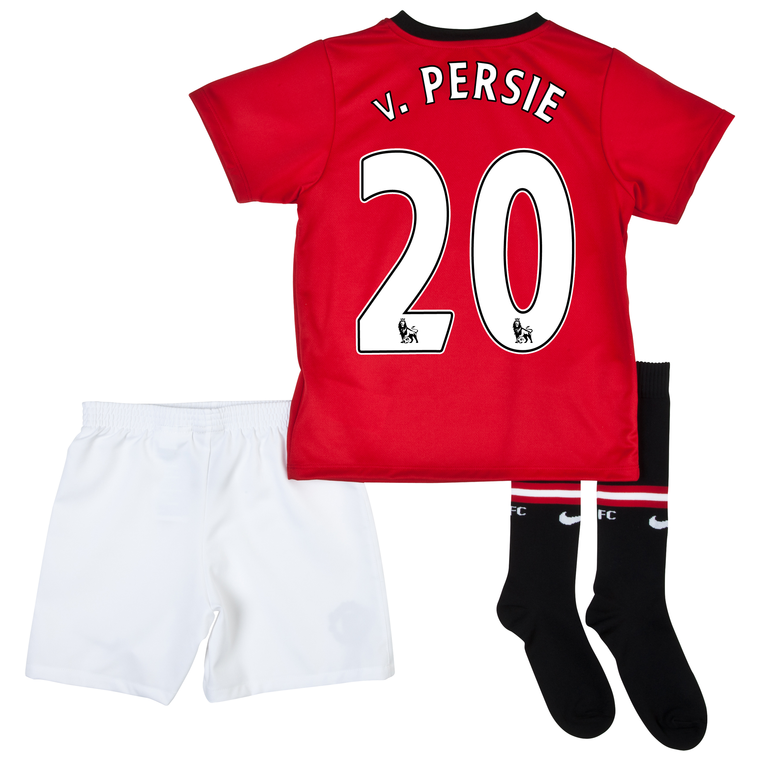 Manchester United Home Kit 2013/14 - Little Boys with v.Persie 20 printing