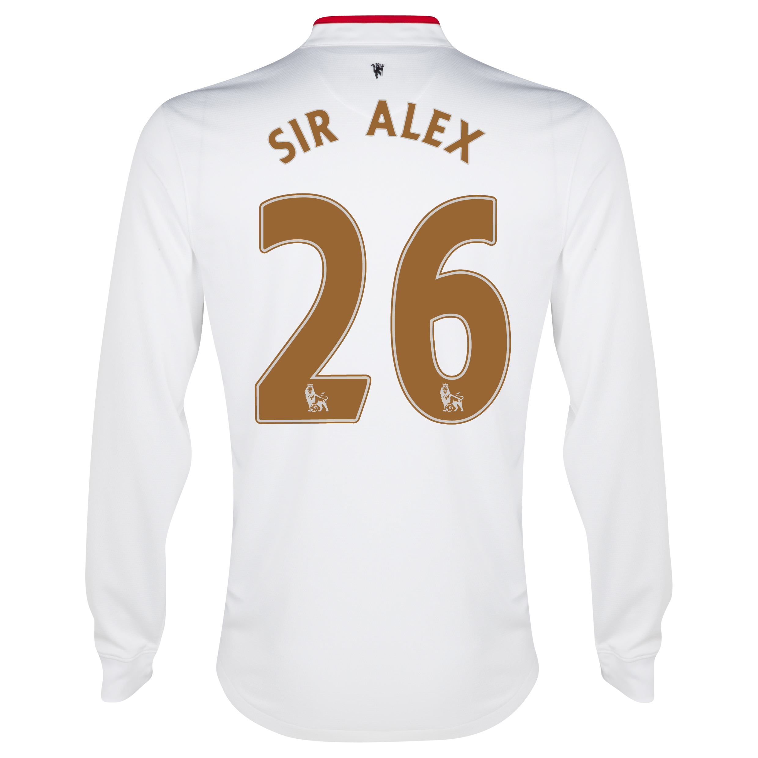 Manchester United Away Shirt 2012/13 - Long Sleeved - Kids with Sir Alex 26 printing