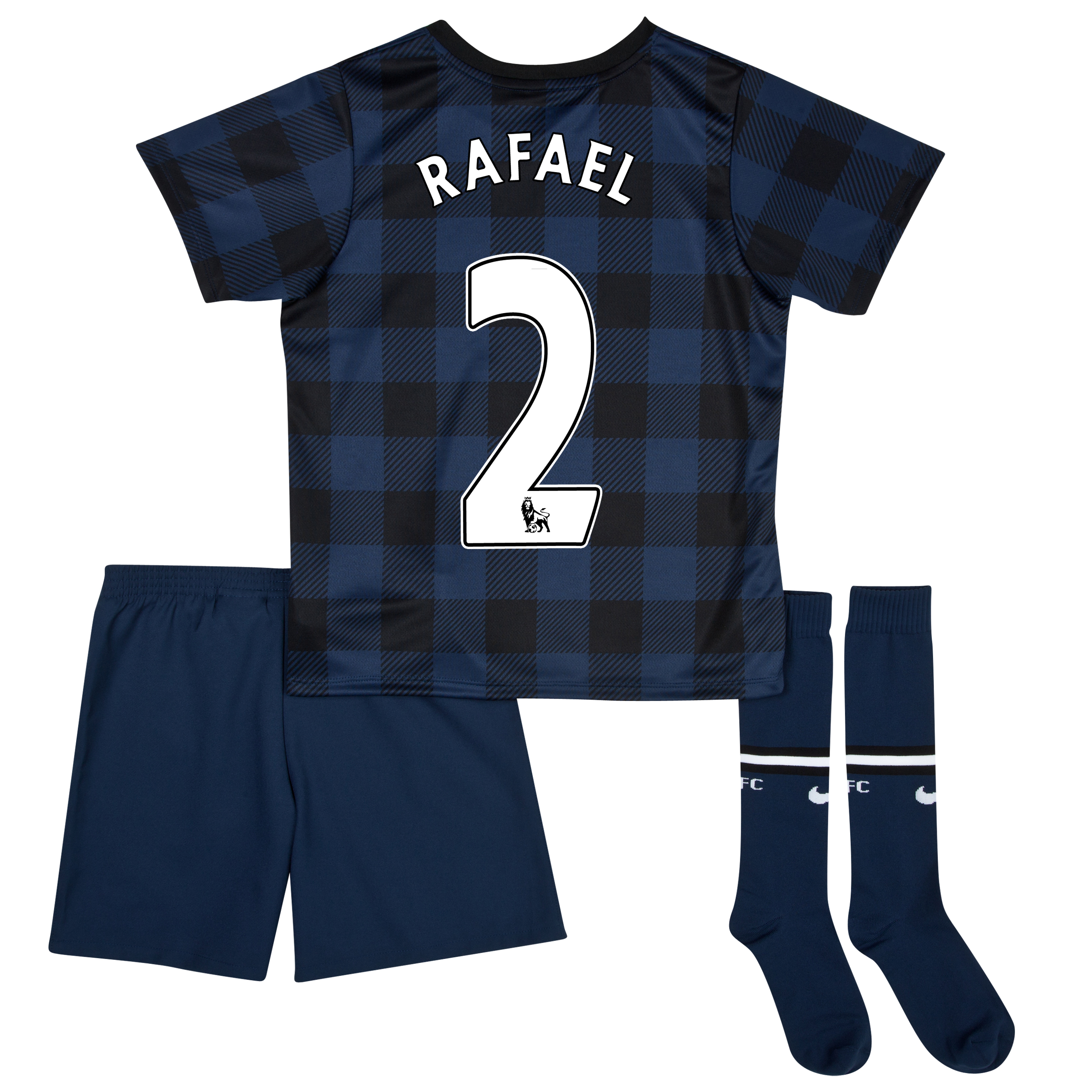 Manchester United Away Kit 2013/14 - Little Boys with Rafael 2 printing