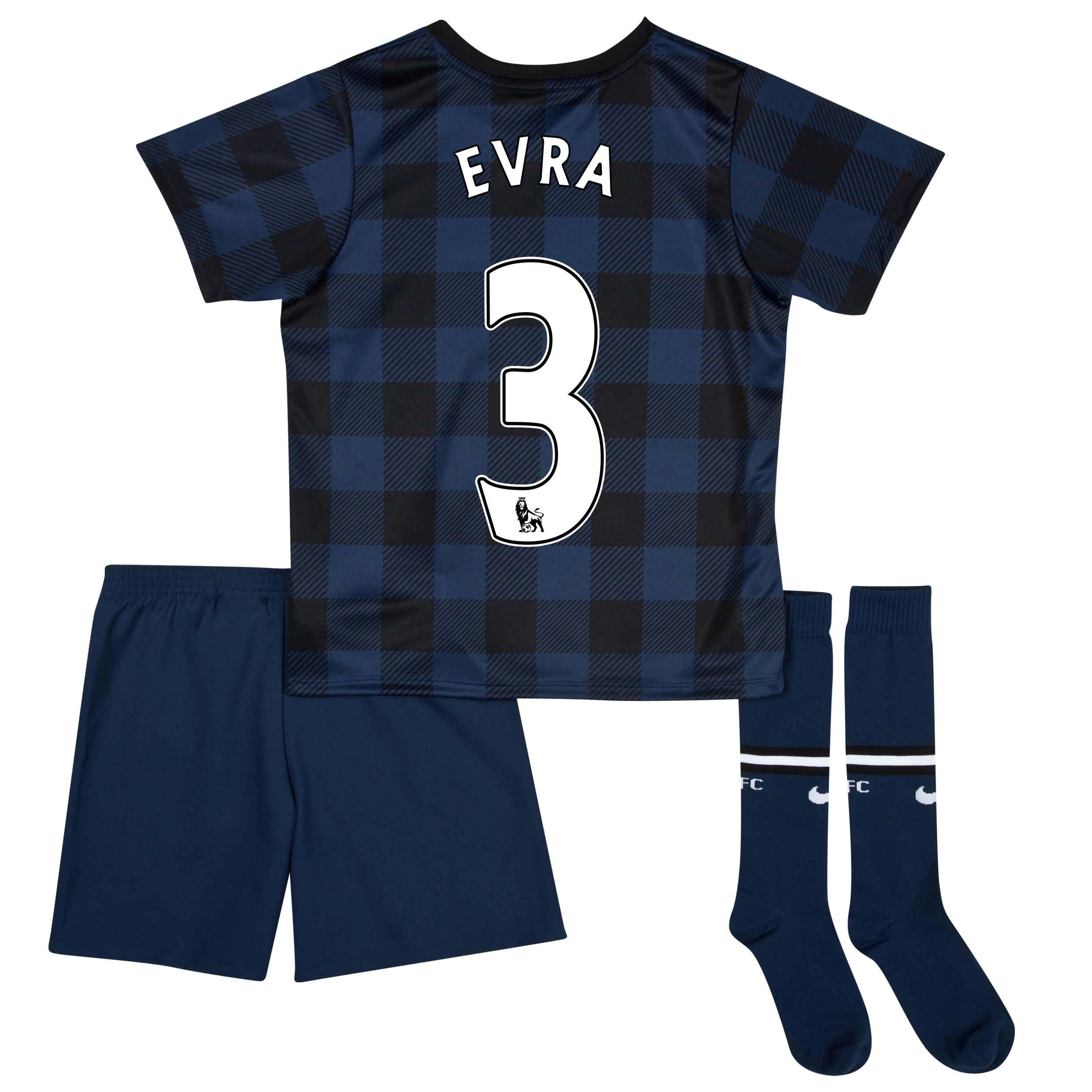 Manchester United Away Kit 2013/14 - Little Boys with Evra 3 printing