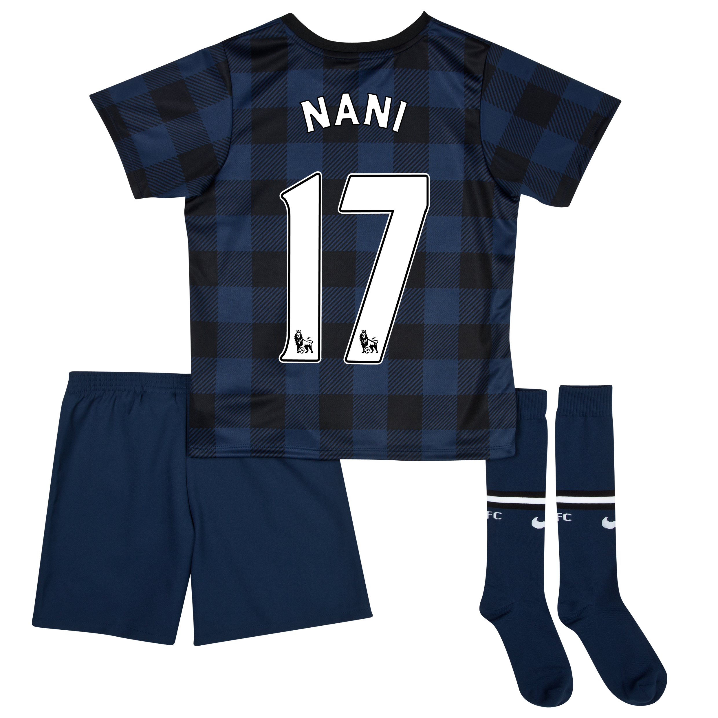 Manchester United Away Kit 2013/14 - Little Boys with Nani 17 printing