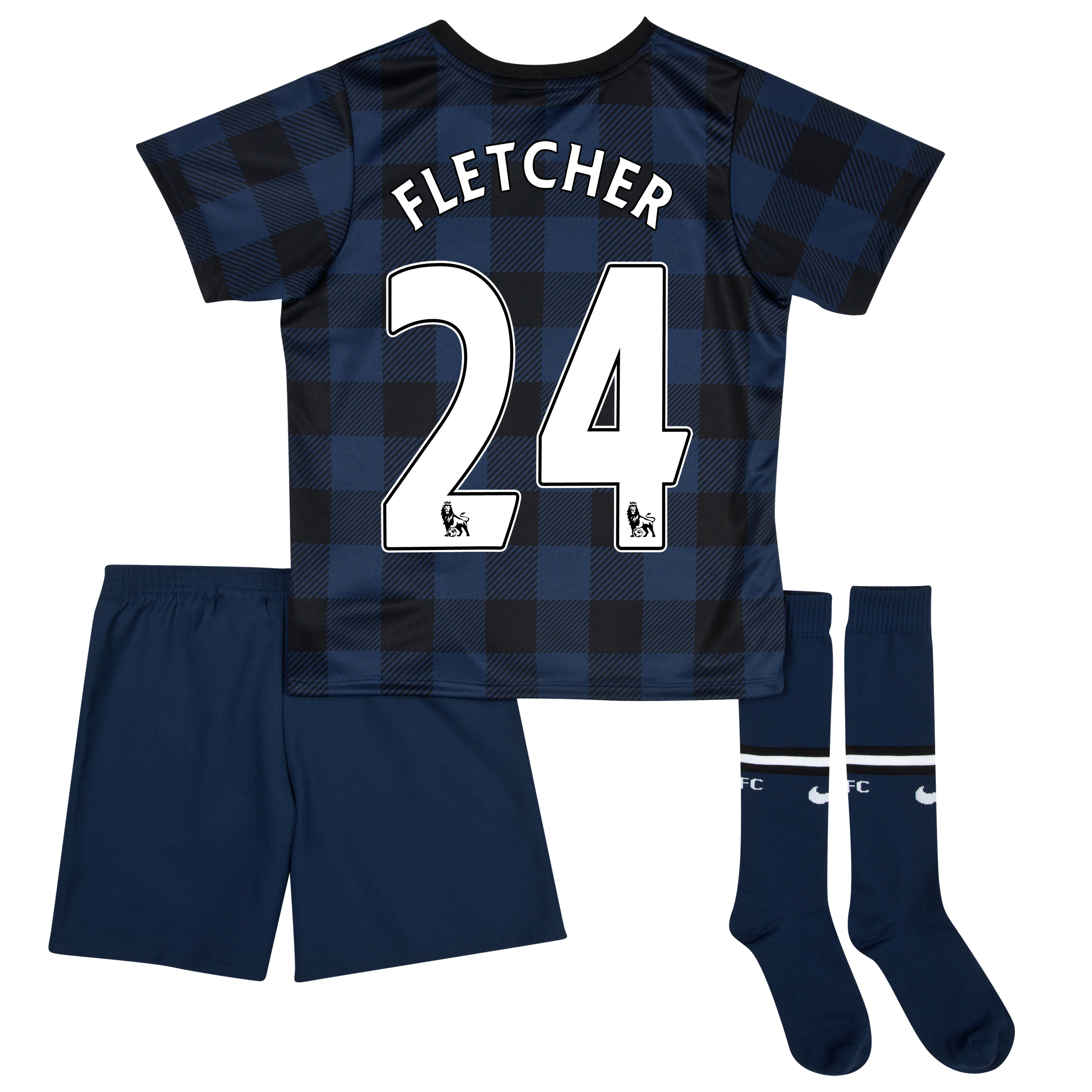 Manchester United Away Kit 2013/14 - Little Boys with Fletcher 24 printing