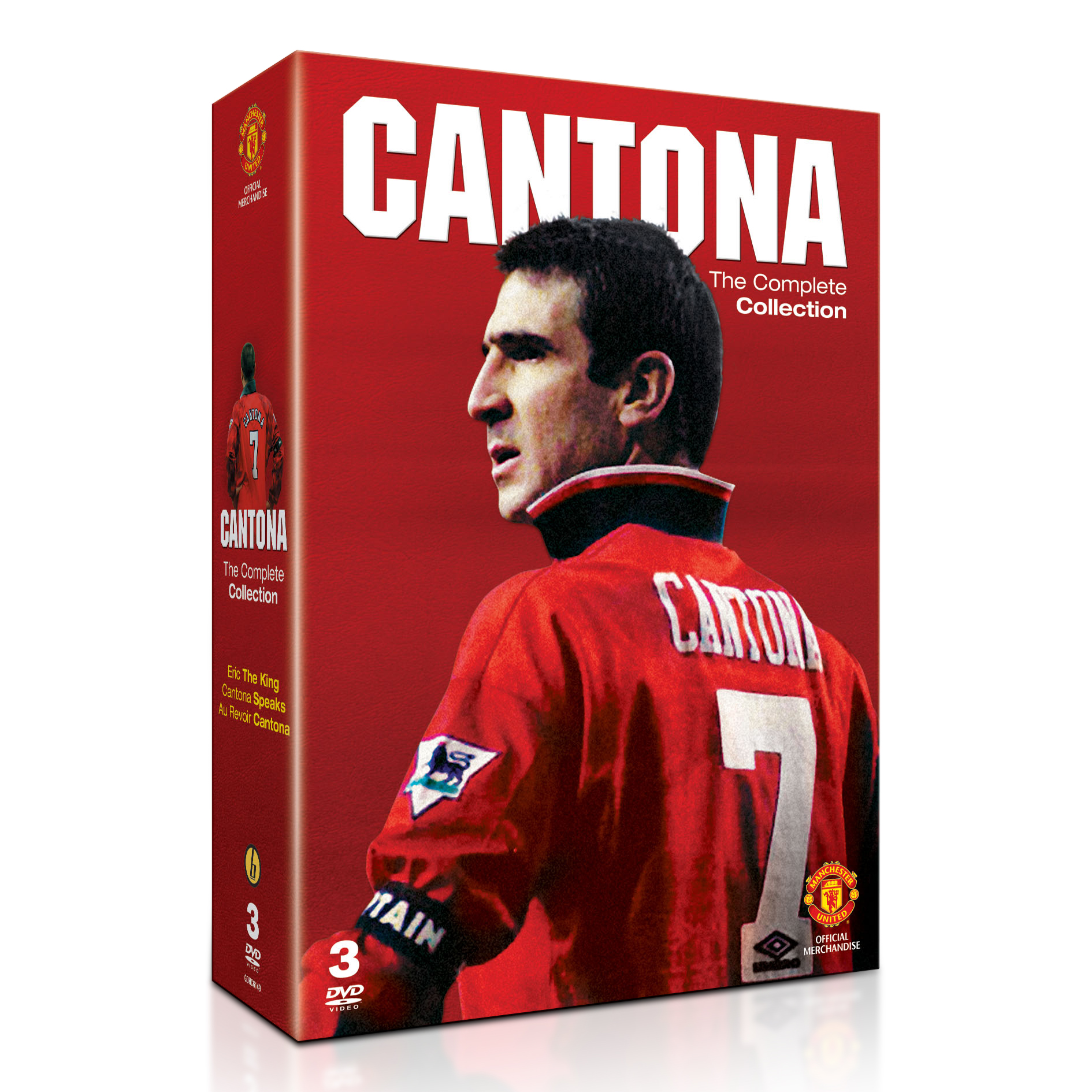 Manchester United Eric Cantona - The Complete Collection - DVD - 3 Discs - PAL