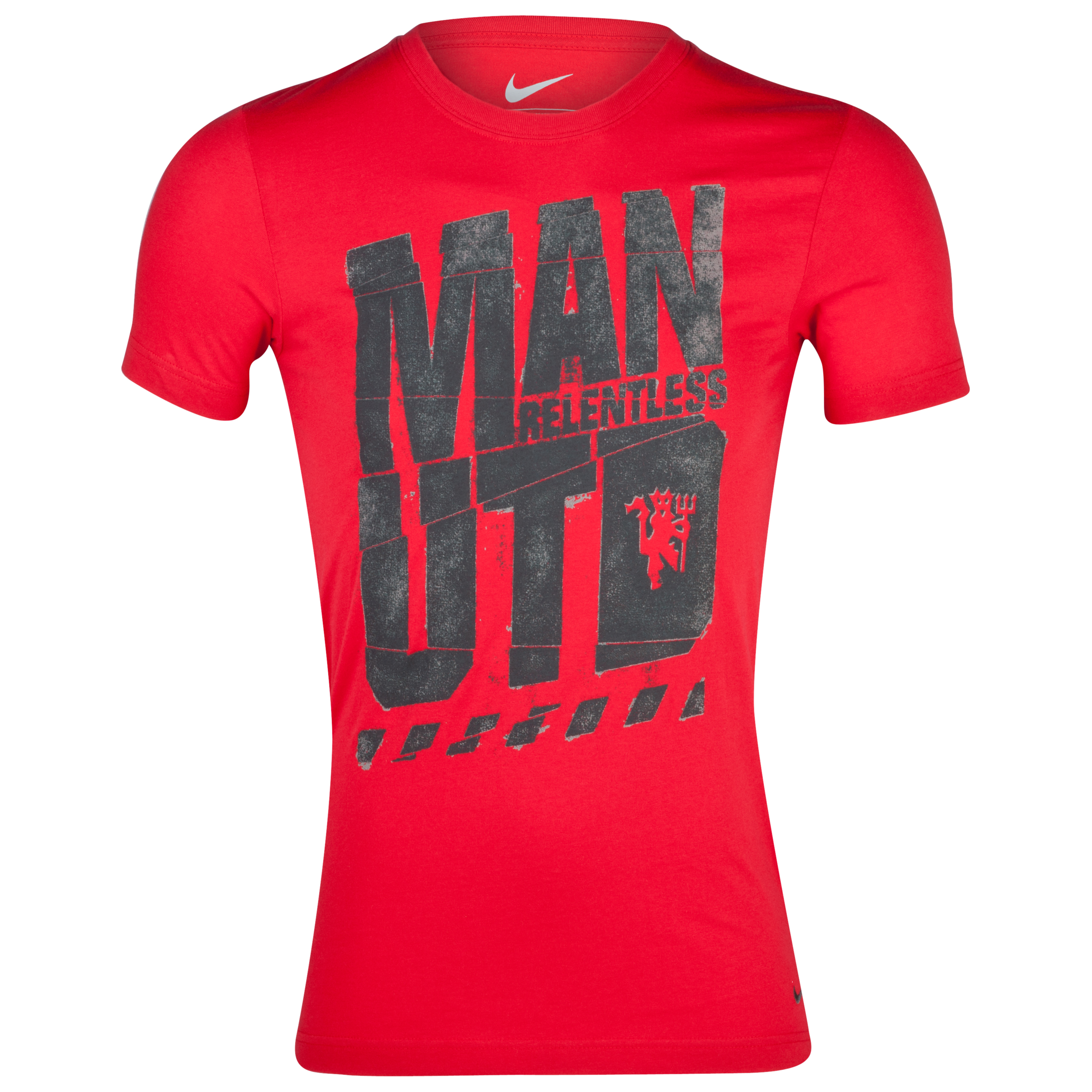 Manchester United Core Tee Diablo Red~Anthracite